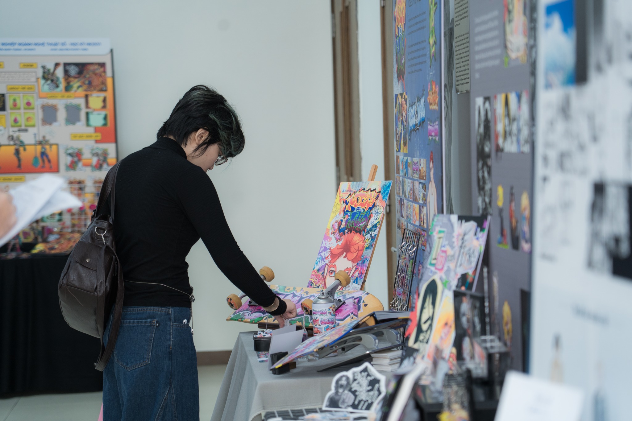 Khám phá không gian sáng tạo của sinh viên Thiết kế đồ họa và Nghệ thuật số HSU