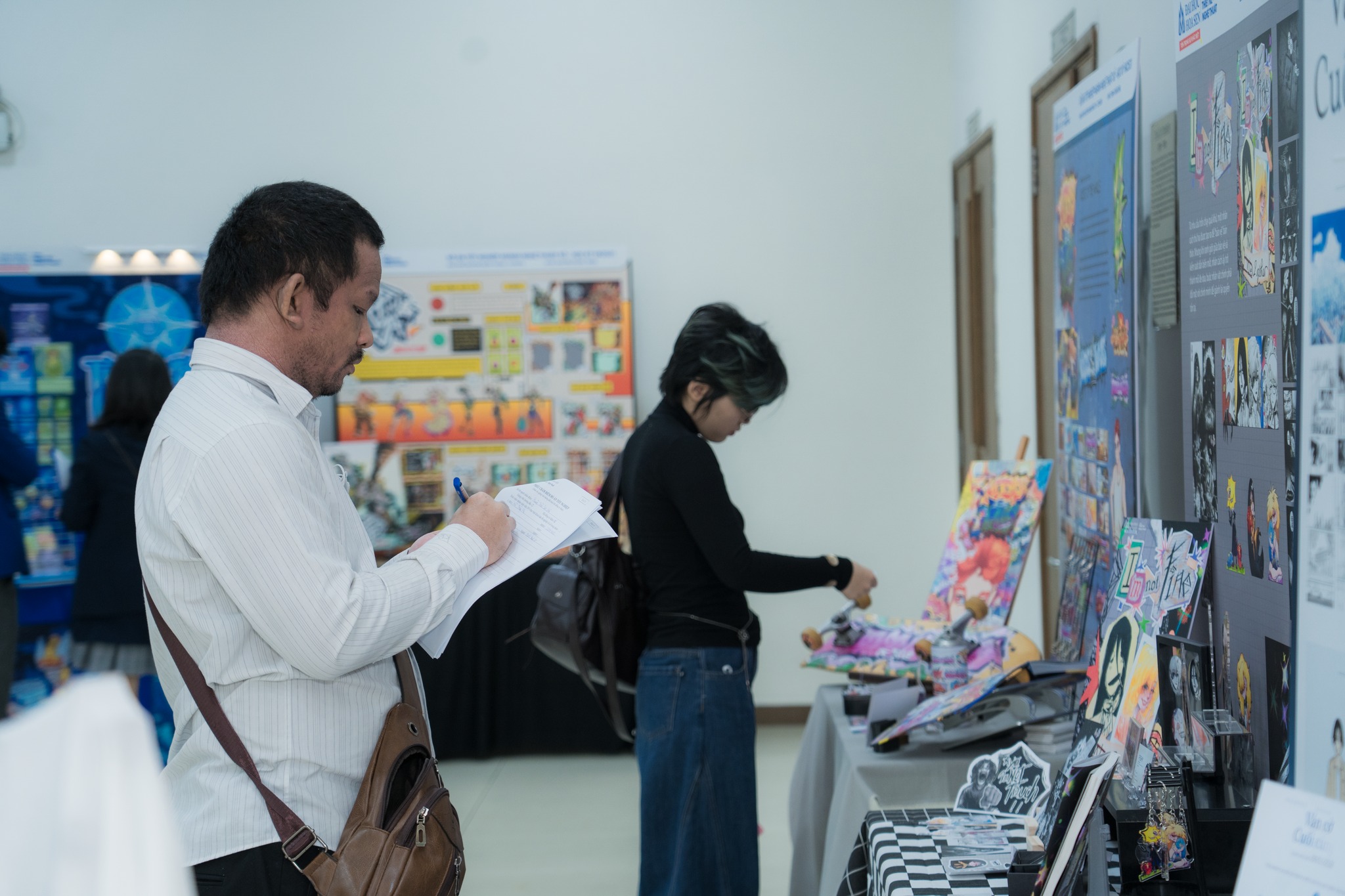 Khám phá không gian sáng tạo của sinh viên Thiết kế đồ họa và Nghệ thuật số HSU