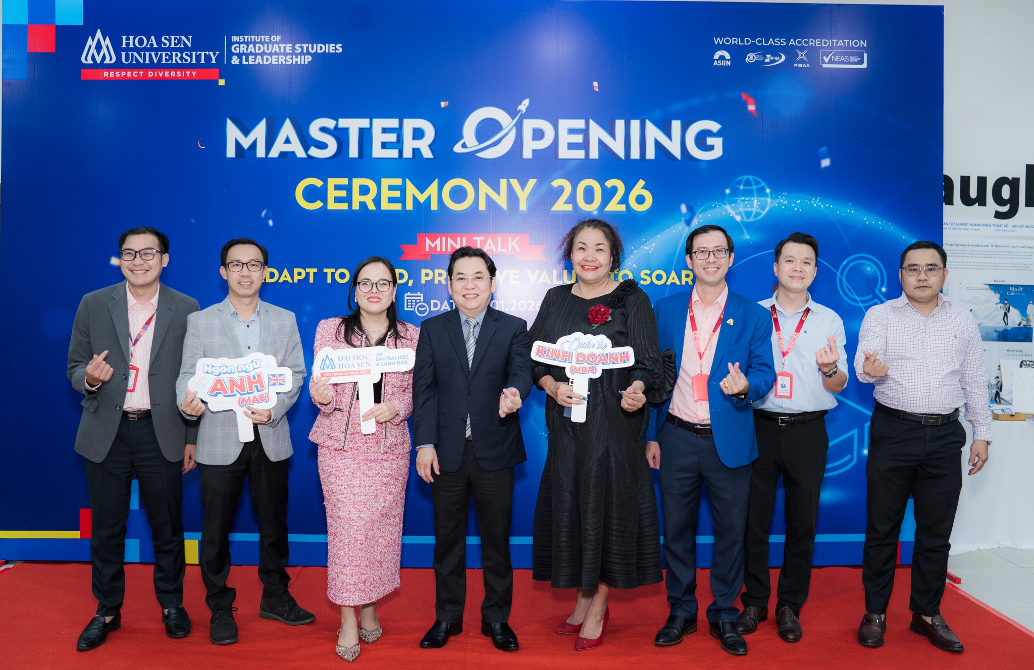 Lễ Khai giảng Chương trình Thạc sĩ Trường Đại học Hoa Sen năm 2026