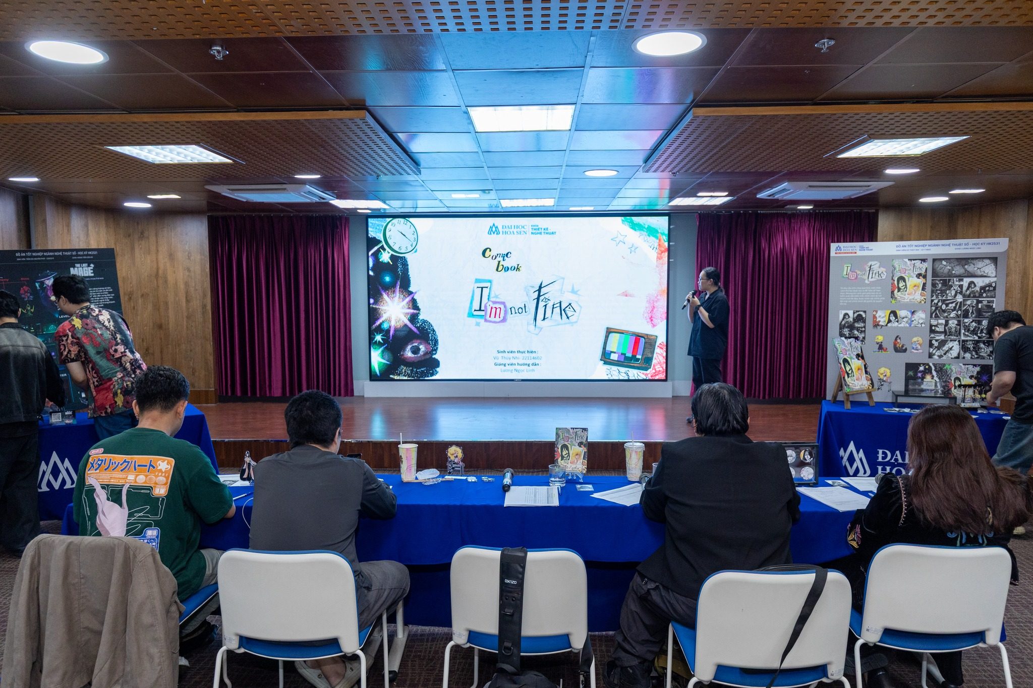 Bảo vệ đồ án tốt nghiệp ngành Nghệ thuật số HSU | Đào tạo gắn thực tiễn