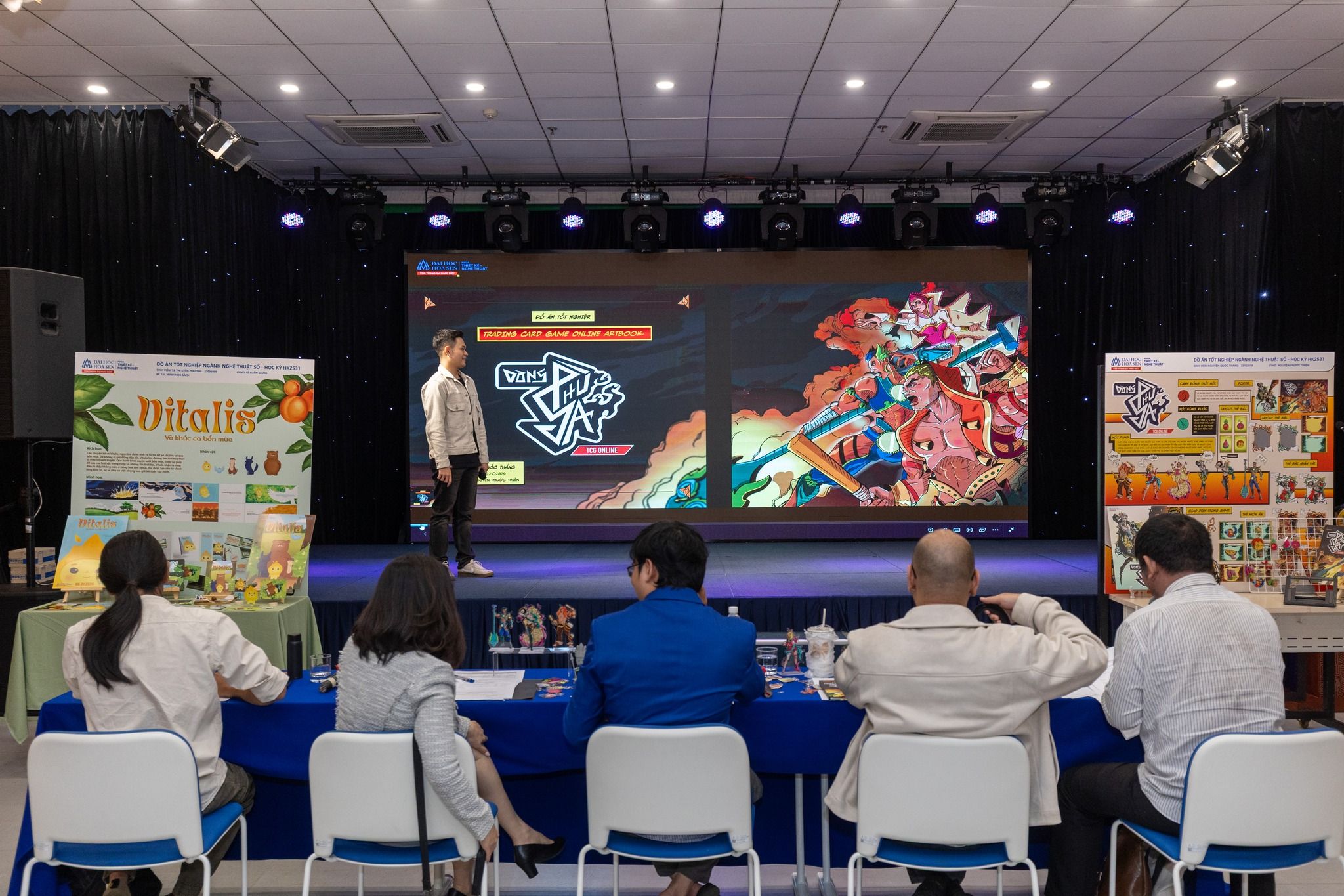 Bảo vệ đồ án tốt nghiệp ngành Nghệ thuật số HSU | Đào tạo gắn thực tiễn