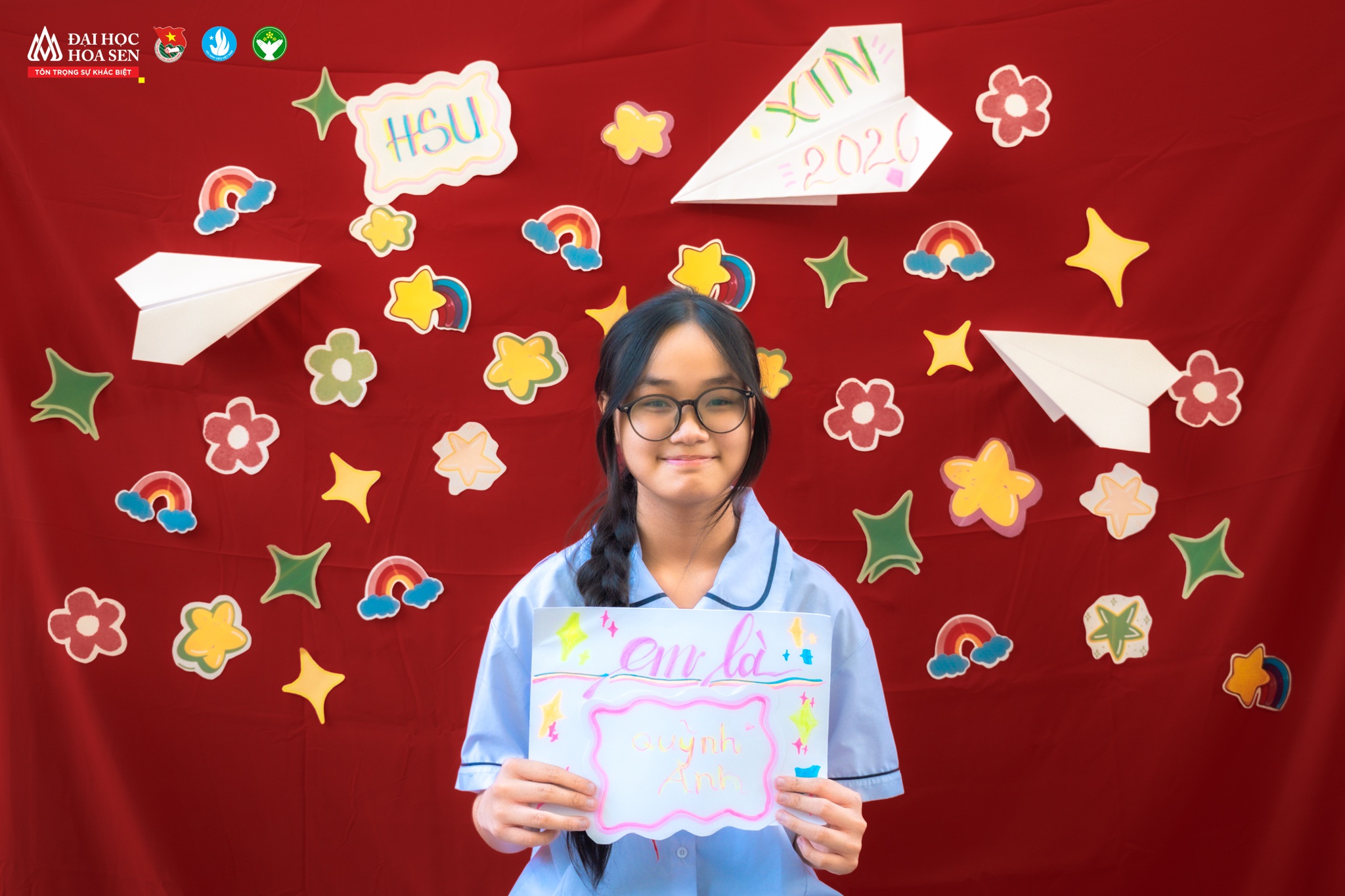 Rực rỡ sắc xuân với photobooth đặc biệt trong chiến dịch Xuân Tình nguyện 2026 của HSU