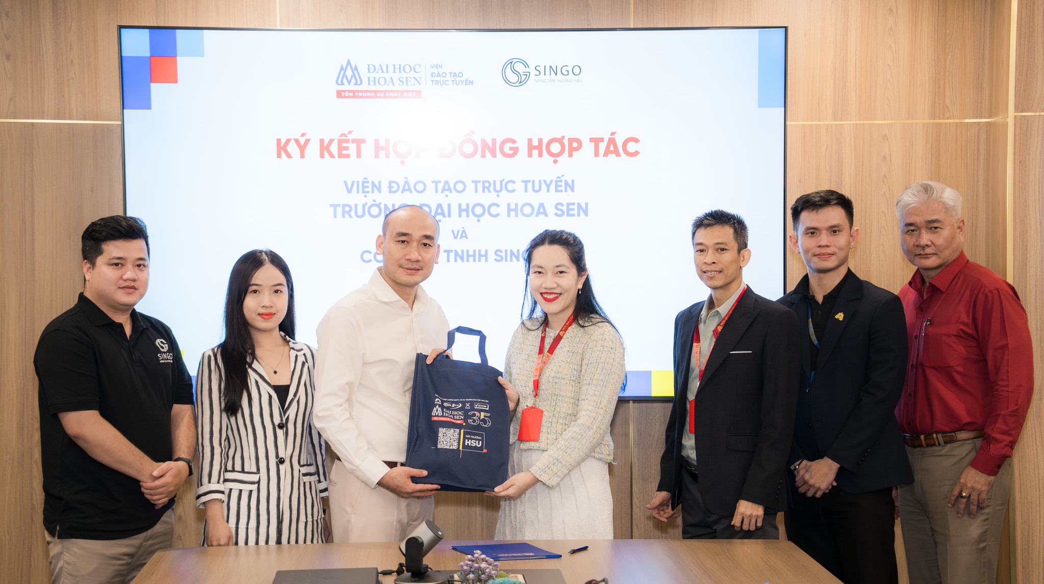 Viện Đào tạo Trực tuyến HSU hợp tác cùng Công ty TNHH Singo