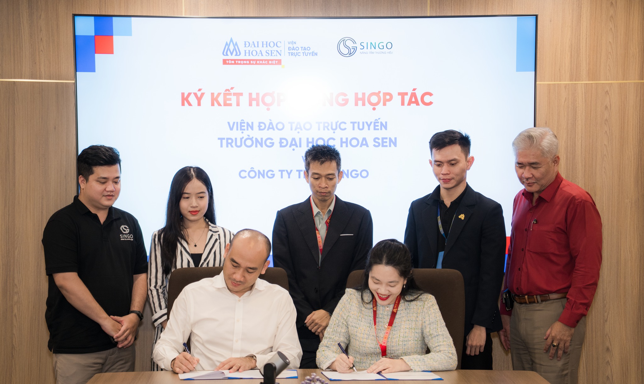 Viện Đào tạo Trực tuyến HSU hợp tác cùng Công ty TNHH Singo