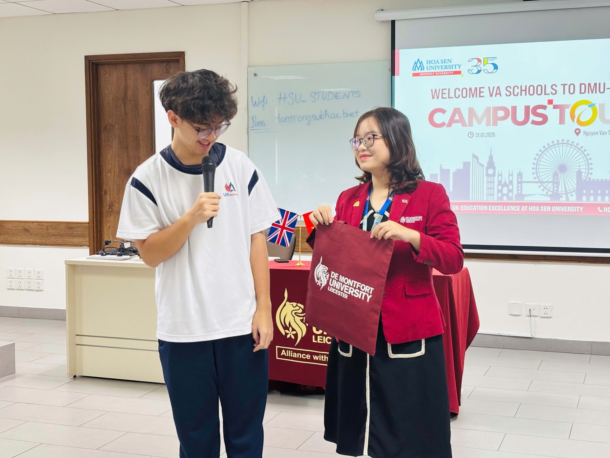 Campus Tour DMU–HSU: Cơ hội trải nghiệm đại học cho học sinh THPT Mỹ Anh Việt