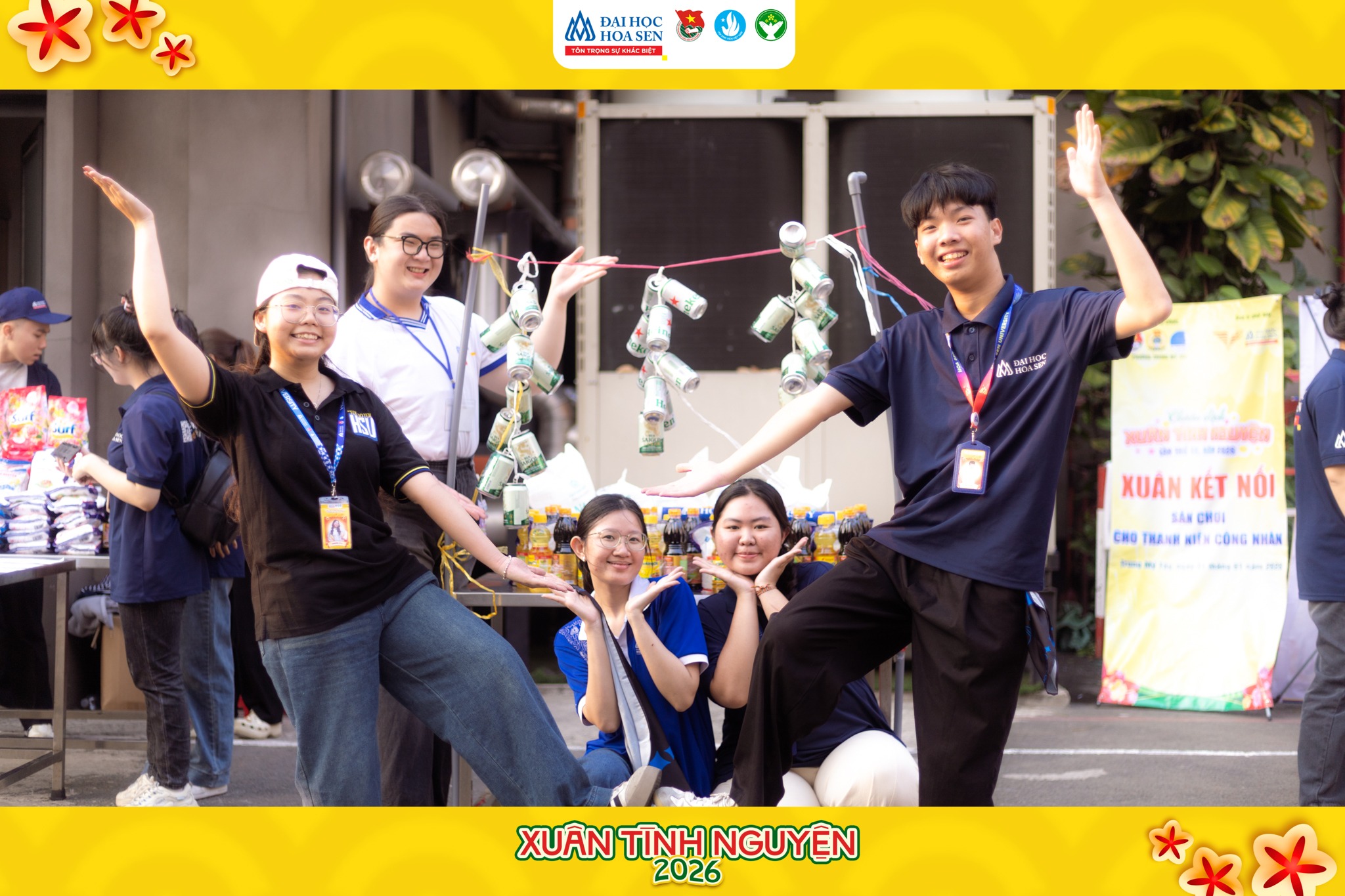 Xuân Tình Nguyện HSU 2026 mang “Nụ cười sau giờ tan ca” đến phường Trung Mỹ Tây