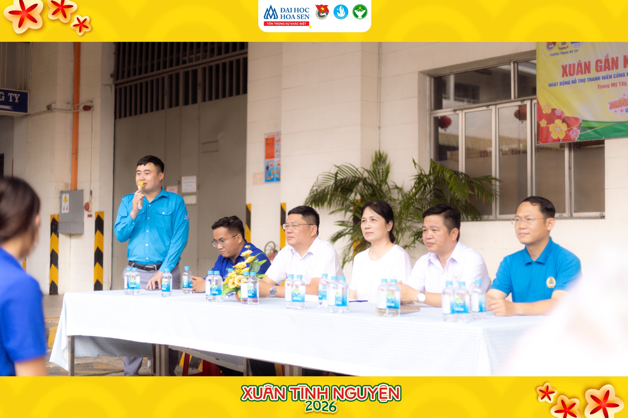 Xuân Tình Nguyện HSU 2026 mang “Nụ cười sau giờ tan ca” đến phường Trung Mỹ Tây