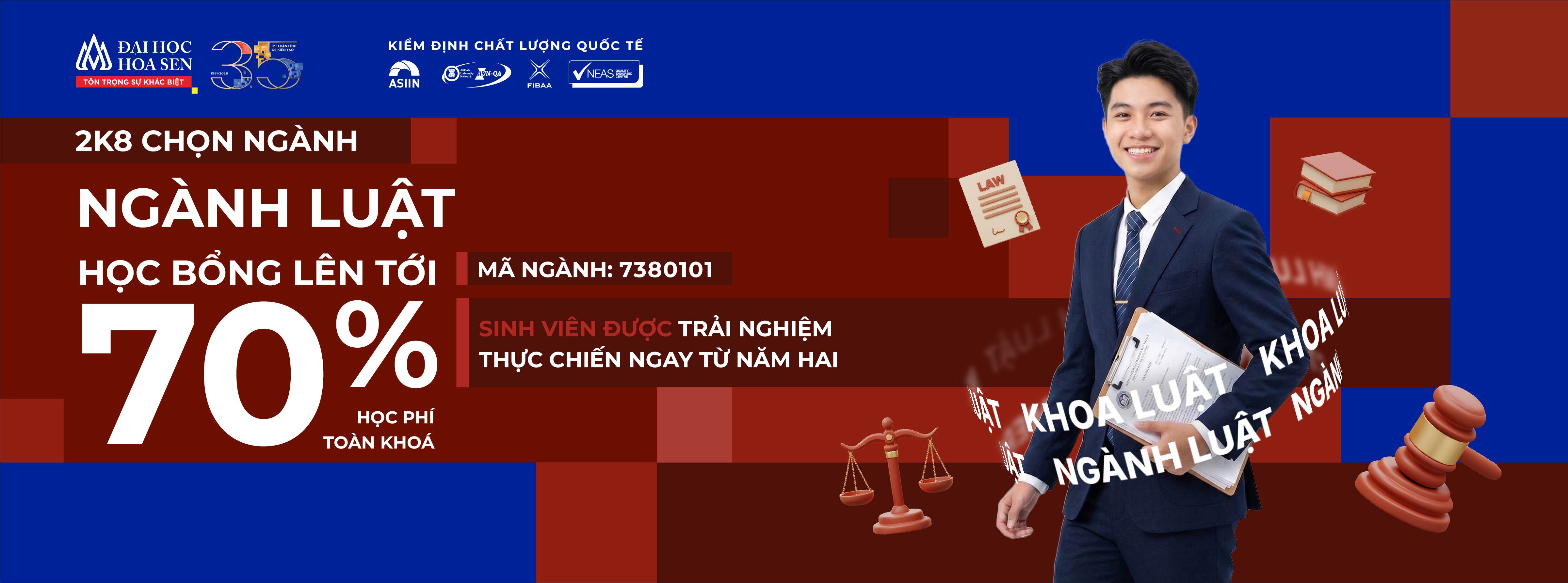 Ngành Luật HSU TUYỂN SINH