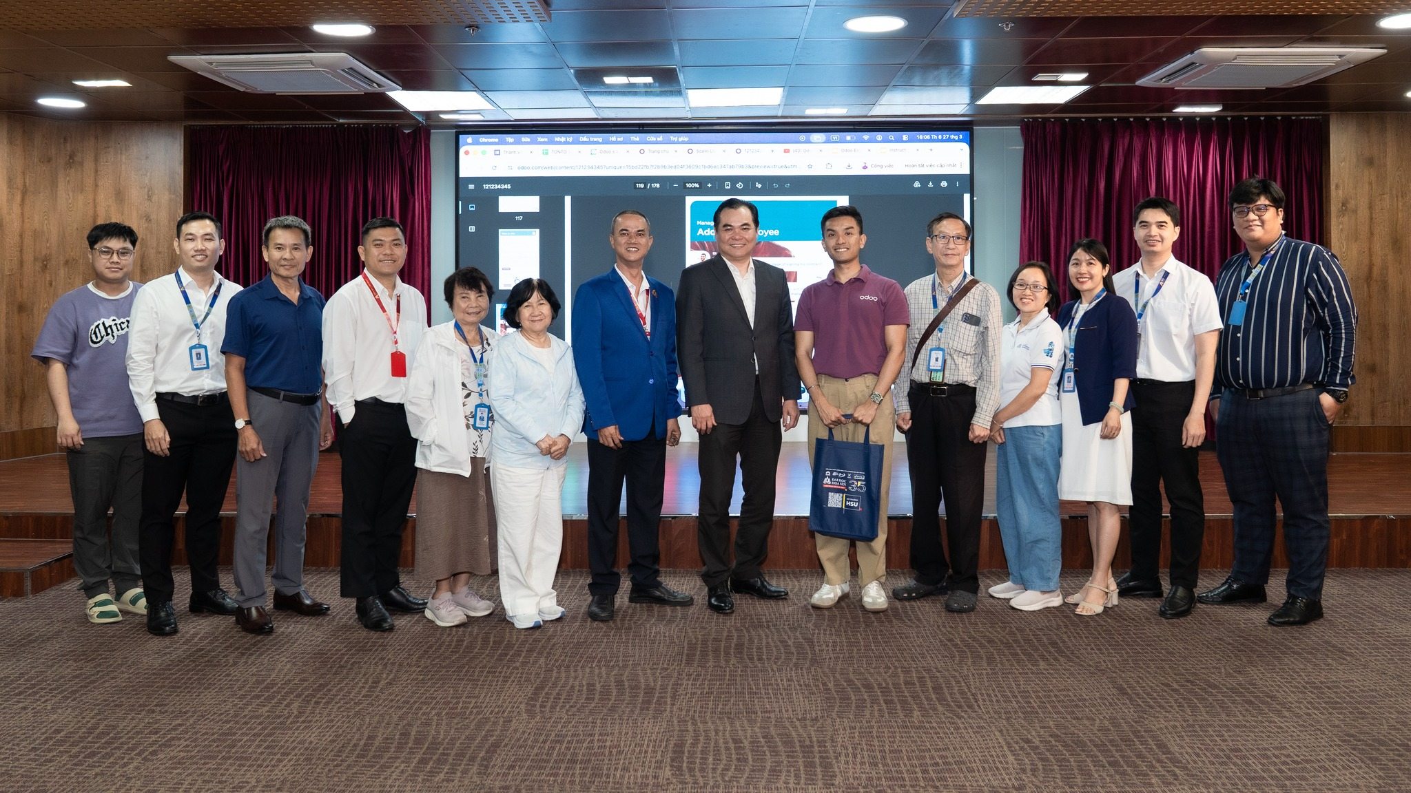 HSU đồng hành cùng Odoo, mở rộng ứng dụng ERP trong đào tạo và quản trị