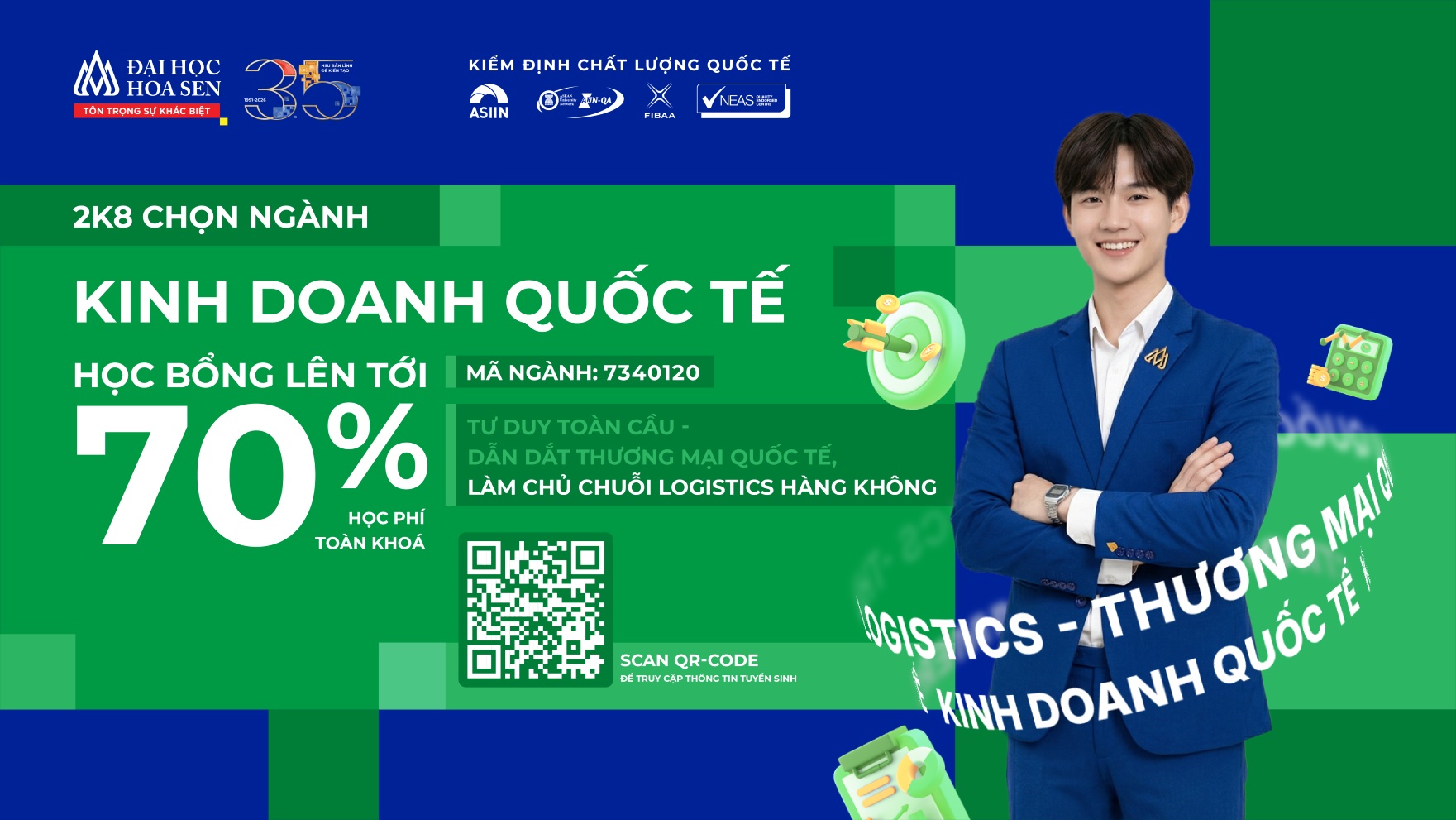 Ngành kinh doanh quốc tế - tuyển sinh 2026