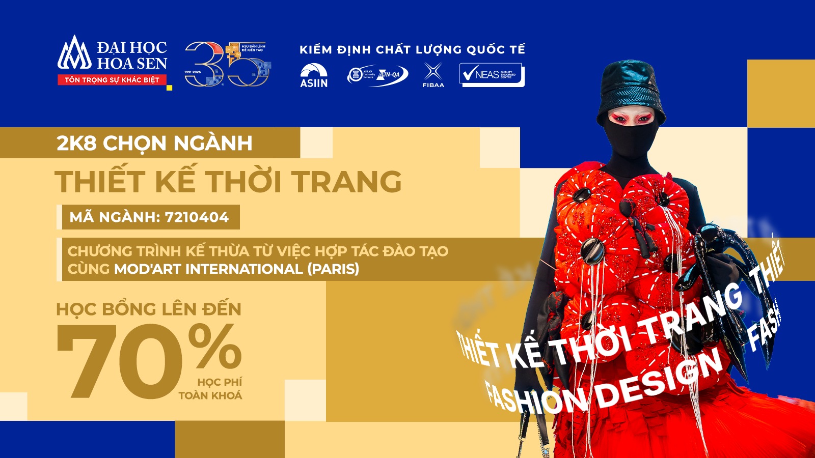 Ngành Thiết kế thời trang HSU