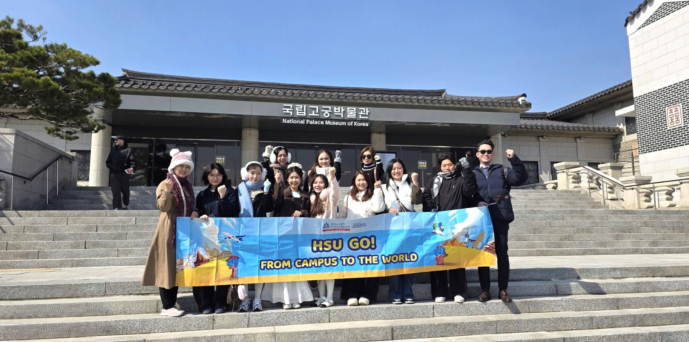 Sinh viên HSU và hành trình học tập - trải nghiệm quốc tế tại Seoul, Hàn Quốc