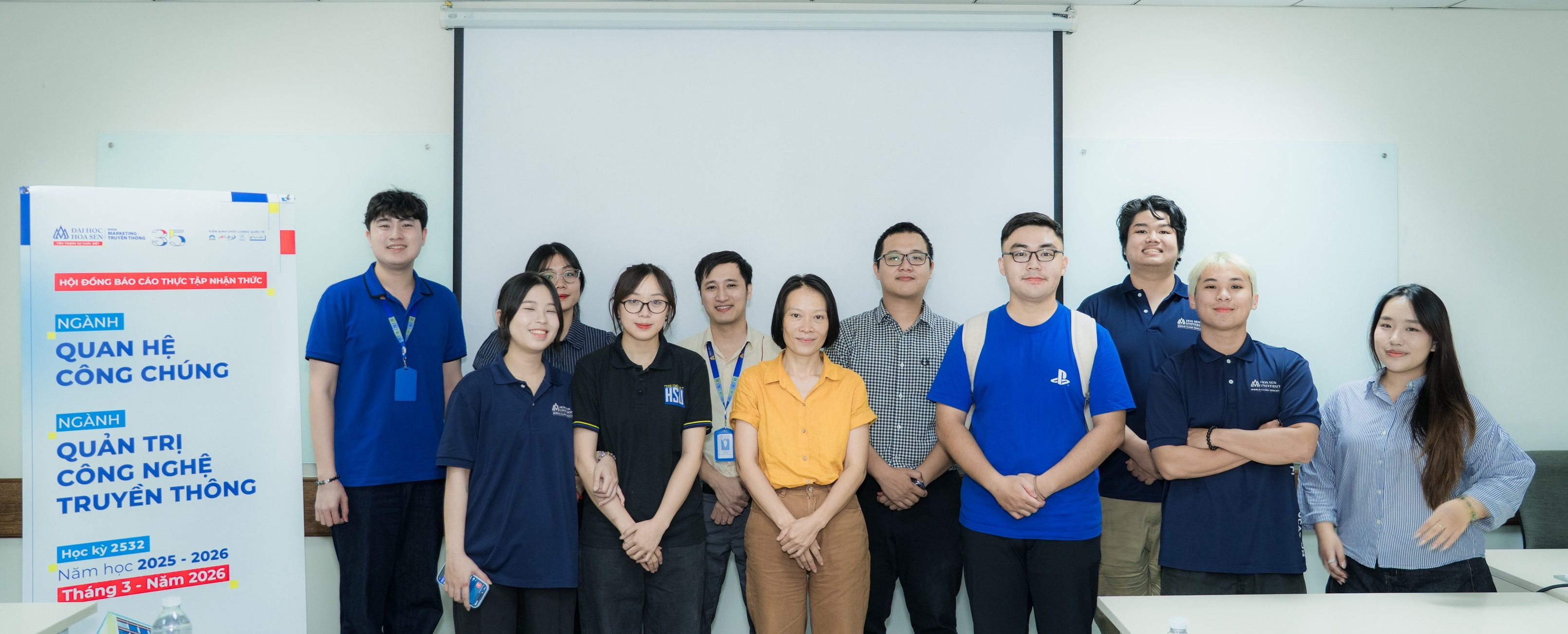 Sinh viên Khoa Marketing – Truyền thông HSU khép lại học kỳ Thực tập nhận thức với 7 hội đồng bảo vệ báo cáo