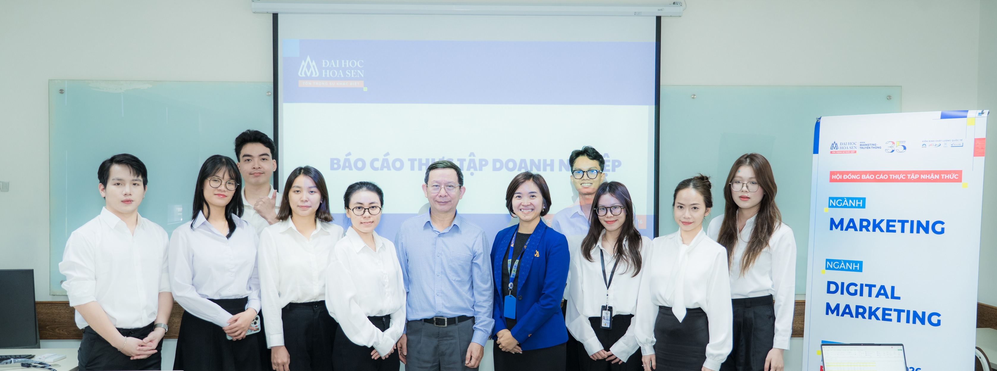 Sinh viên Khoa Marketing – Truyền thông HSU khép lại học kỳ Thực tập nhận thức với 7 hội đồng bảo vệ báo cáo