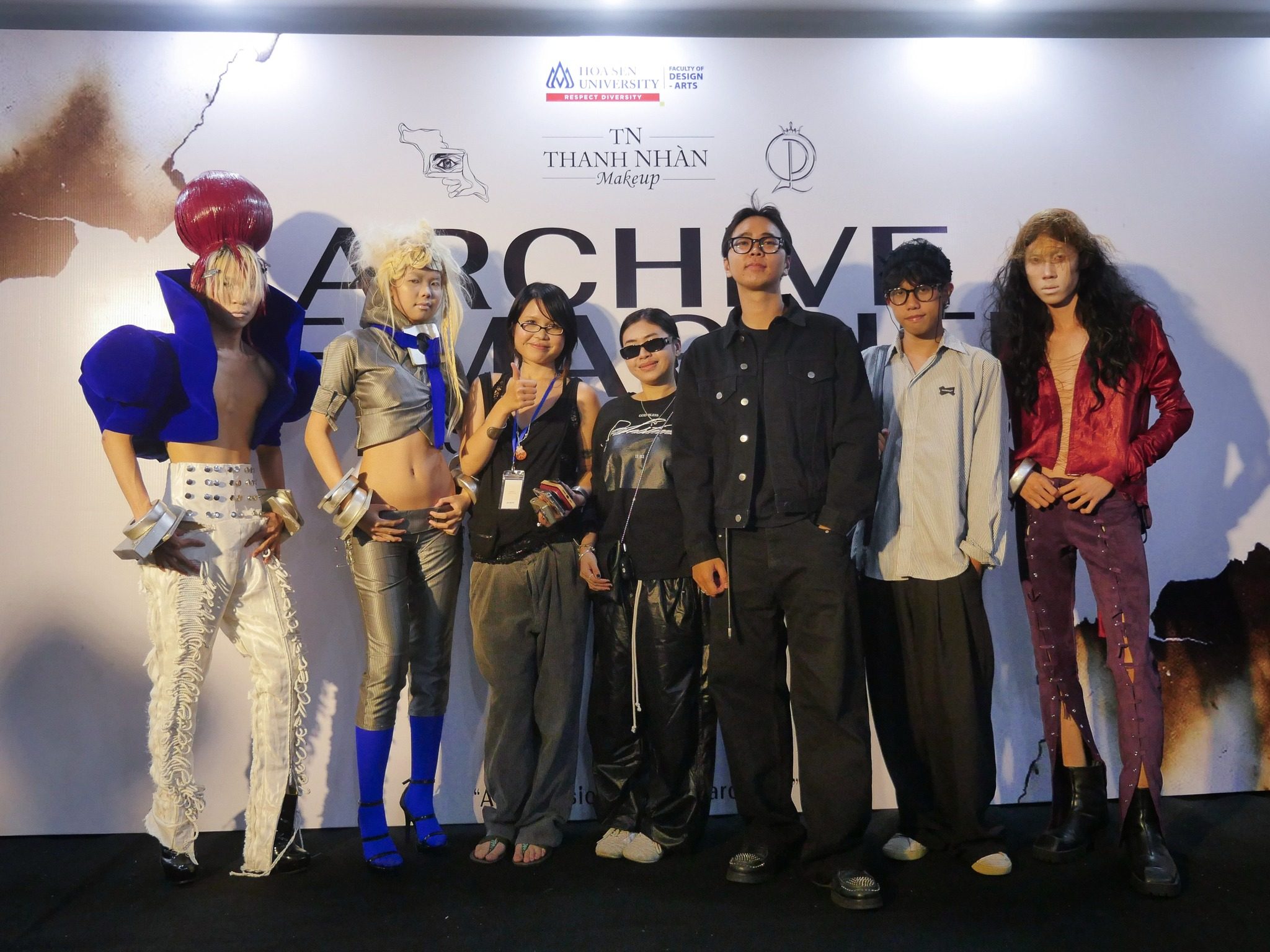 Sinh viên Thiết kế Thời trang HSU tại sàn diễn Archive Reimagined