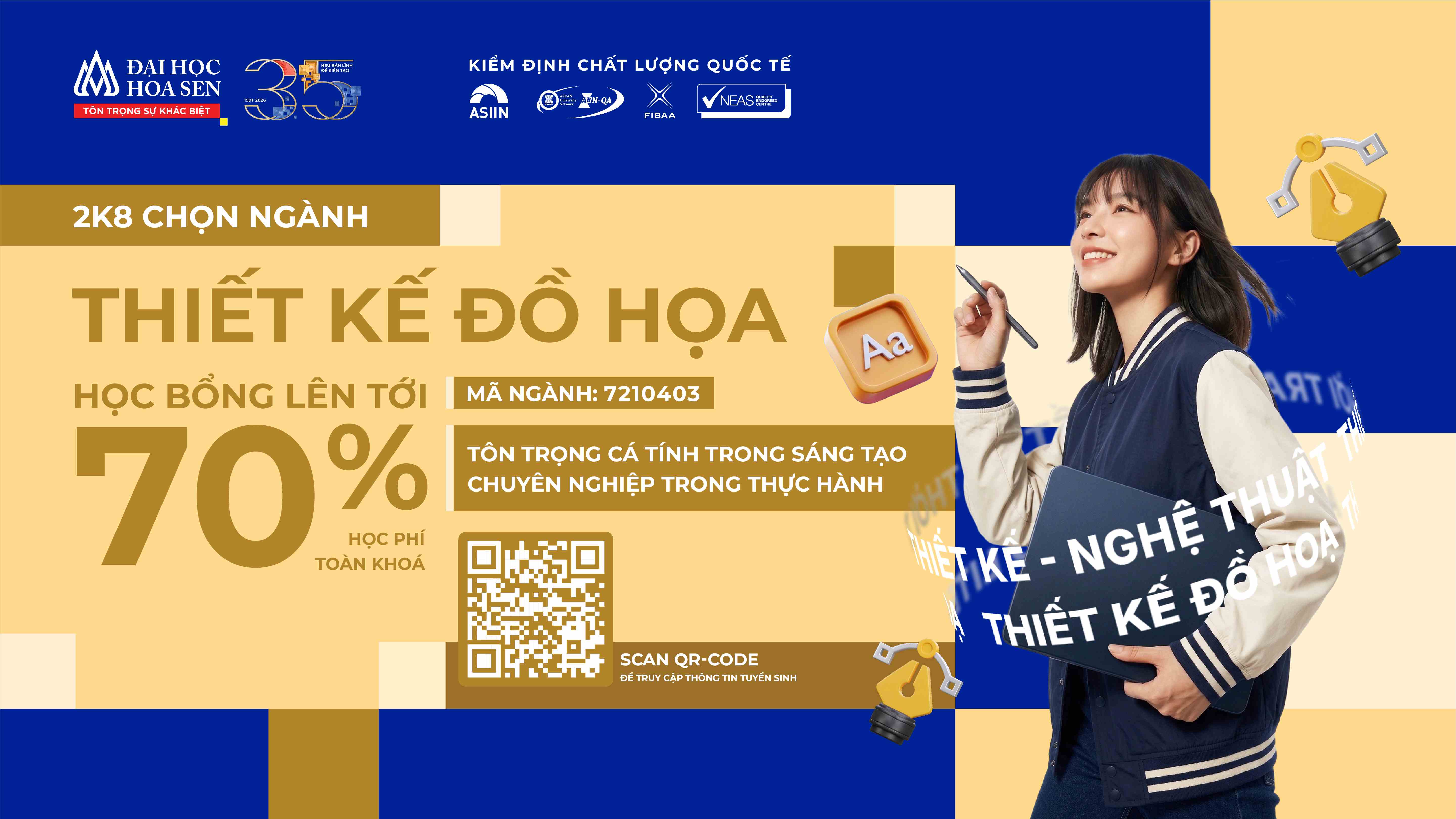 2k8 chọn ngành thiết kế đồ họa HSU