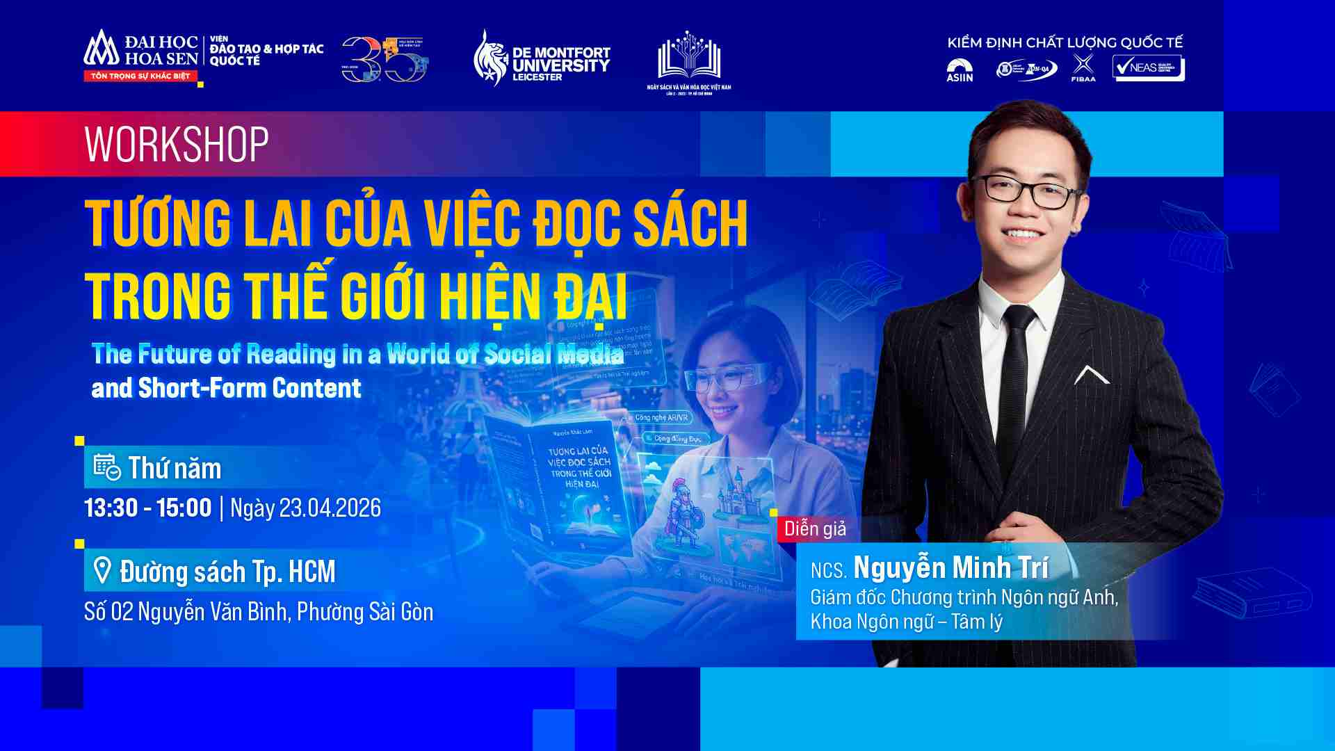 Workshop: Tương lai của việc đọc sách trong thế giới hiện đại