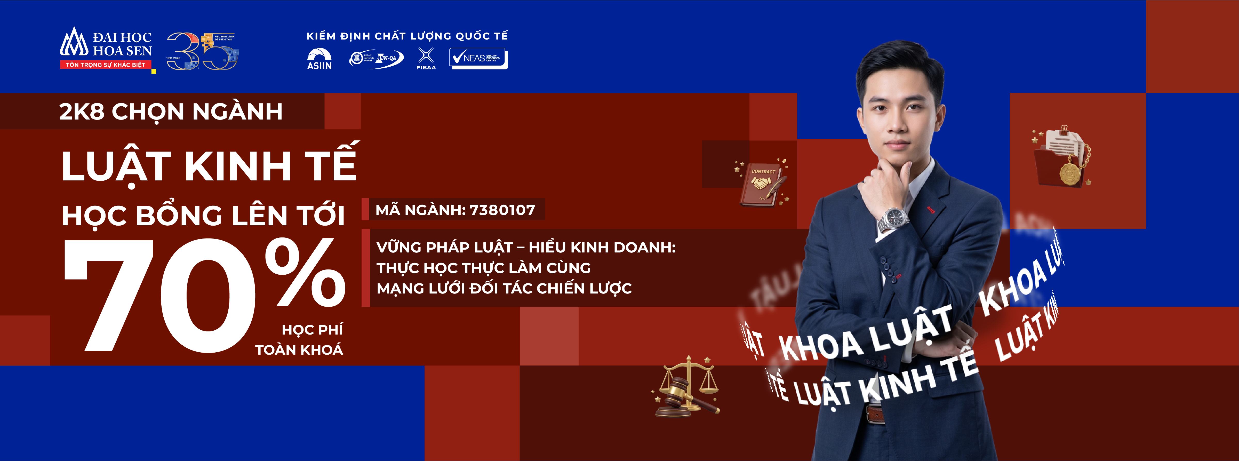 2K8 chọn ngành Luật Kinh tế Đại học Hoa Sen: hiểu luật trong dòng chảy kinh doanh hiện đại
