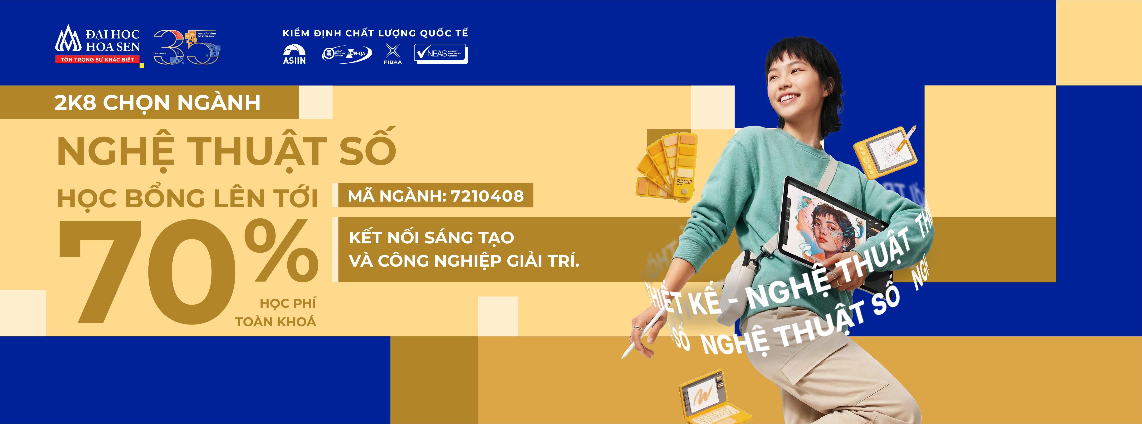 2K8 chọn ngành Nghệ thuật số HSU – Kết nối sáng tạo và công nghiệp giải trí