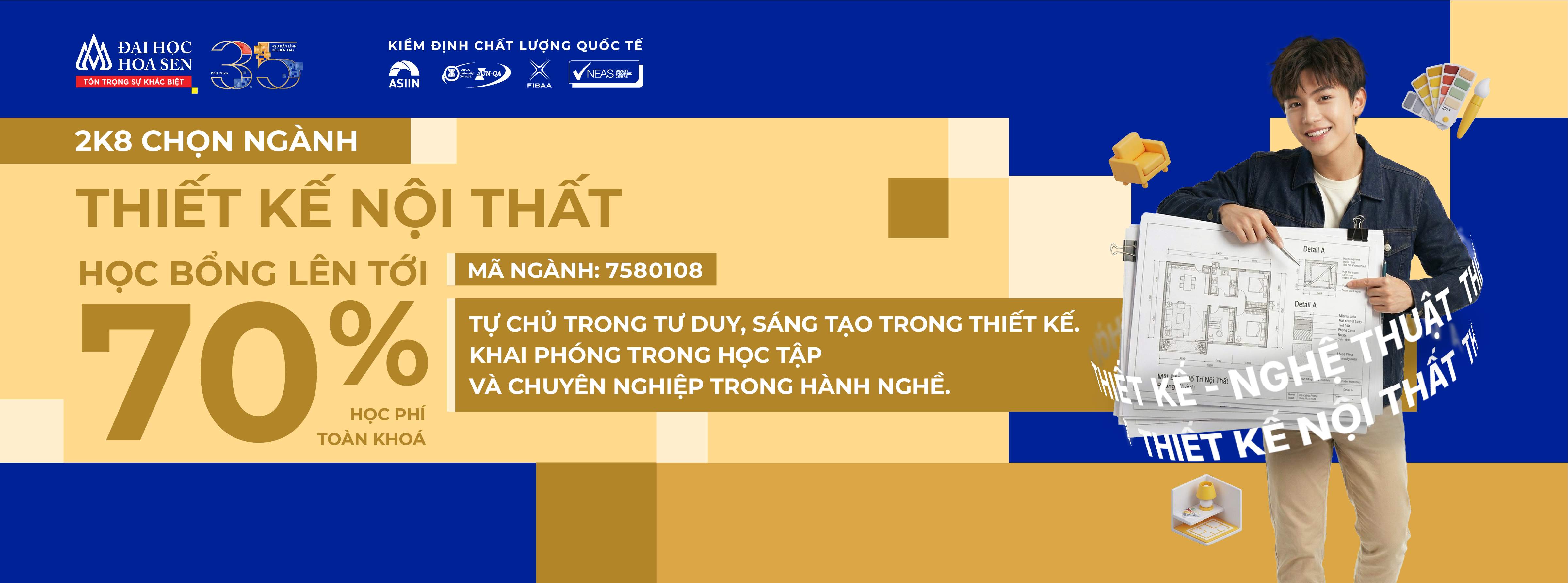 2K8 chọn ngành Thiết kế nội thất HSU – Kiến tạo không gian, dẫn lối phong cách sống