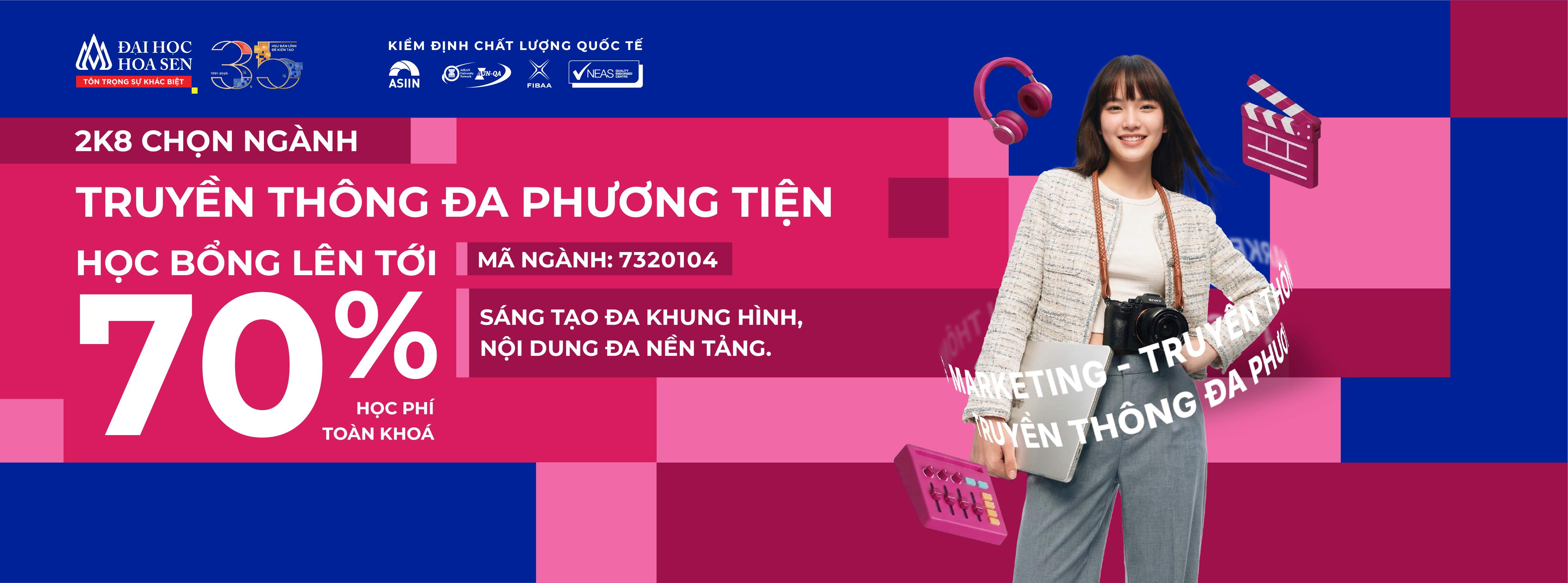 2K8 chọn ngành Truyền thông đa phương tiện HSU: Sáng tạo nội dung đa nền tảng trong kỷ nguyên số