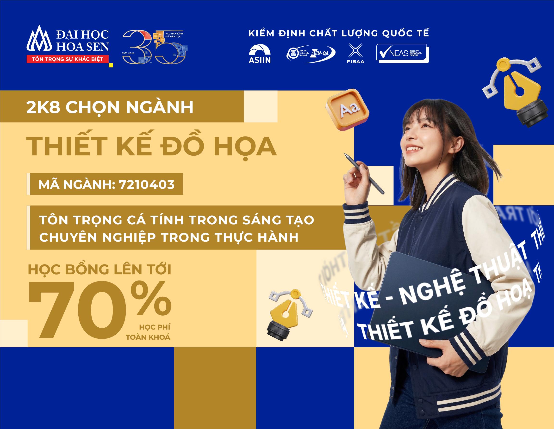 2k8 chọn ngành thiết kế đồ họa