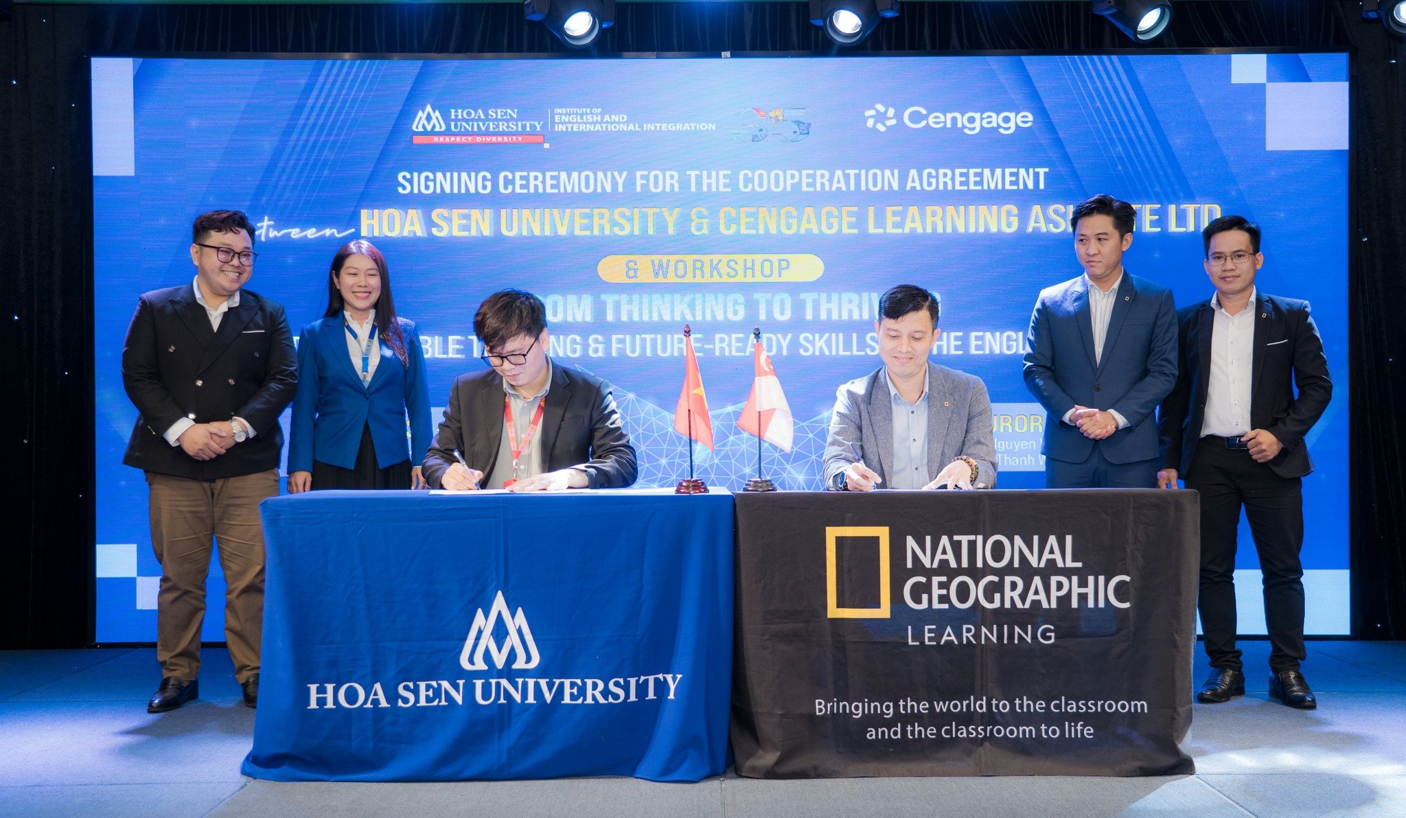 Đại học Hoa Sen hợp tác với Cengage Learning Asia, thúc đẩy quốc tế hóa giáo dục