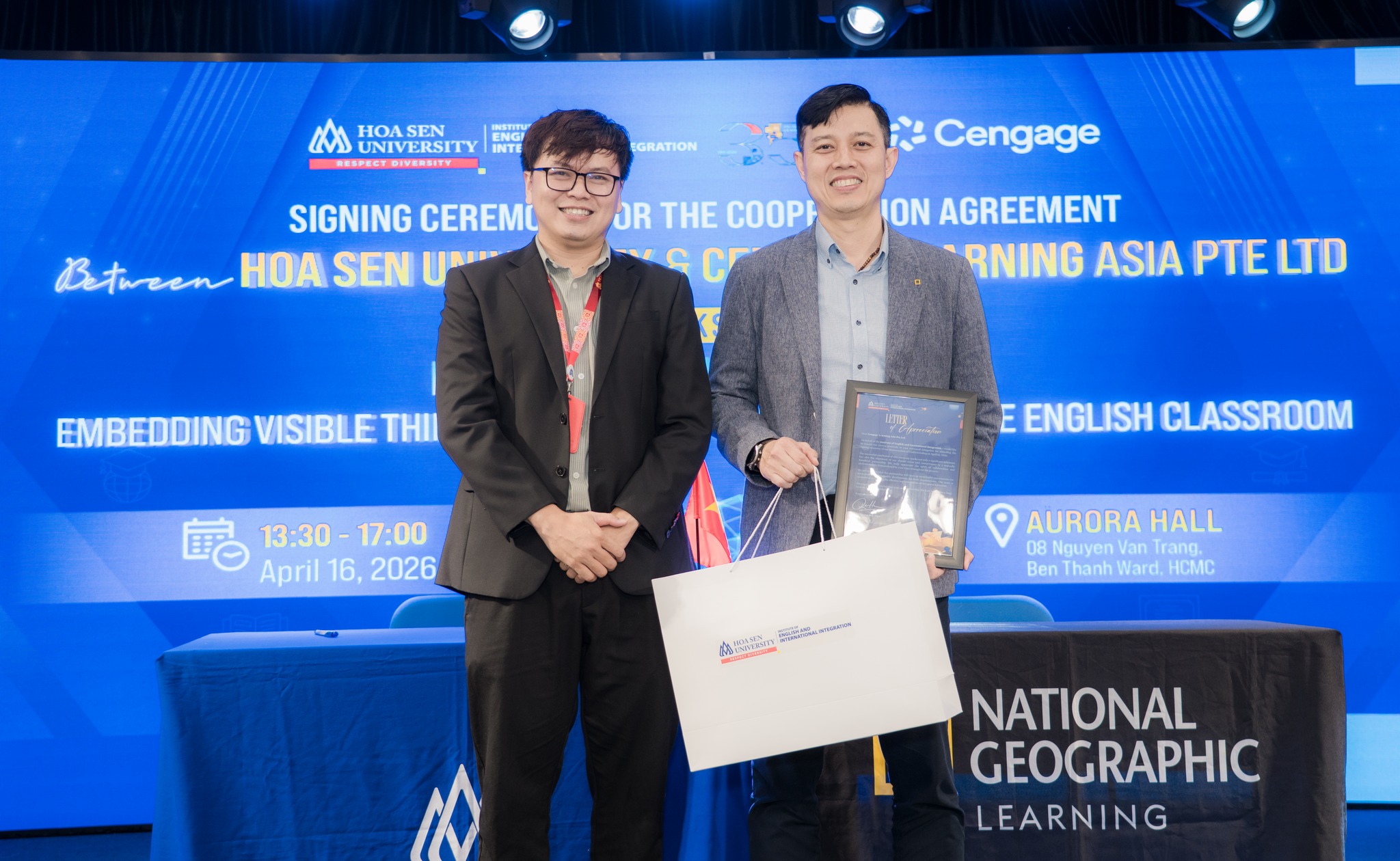 Đại học Hoa Sen hợp tác với Cengage Learning Asia, thúc đẩy quốc tế hóa giáo dục