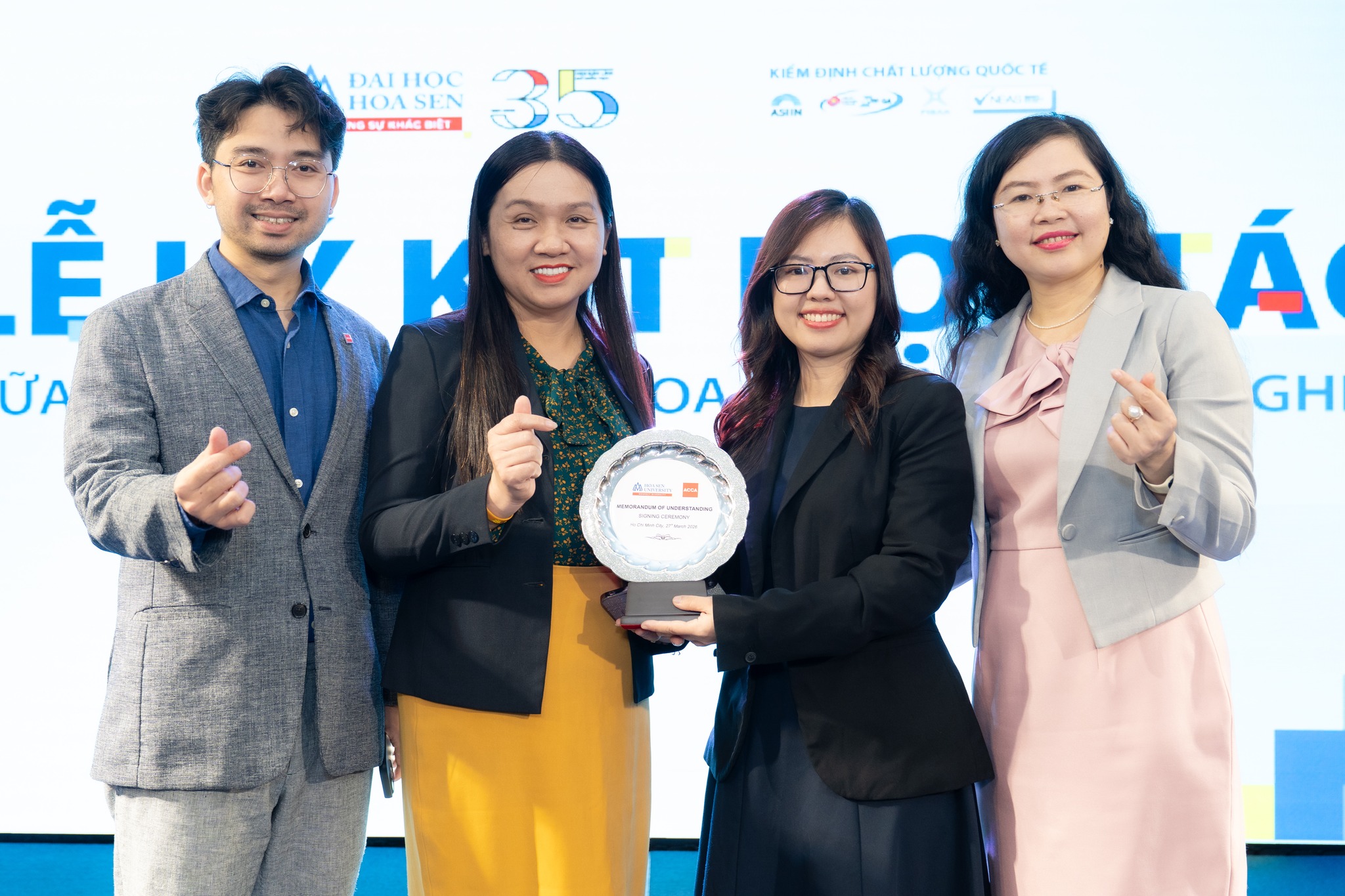 Đại học Hoa Sen (HSU) ký kết Biên bản ghi nhớ hợp tác (MOU) cùng Hiệp hội Kế toán Công chứng Anh Quốc (ACCA)