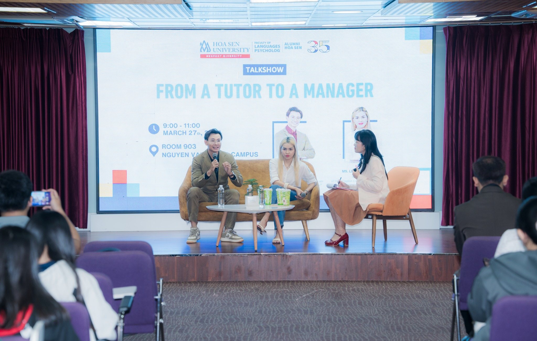 Talkshow “From a Tutor to a Manager”: truyền lửa đam mê cho sinh viên ngành Ngôn ngữ Anh