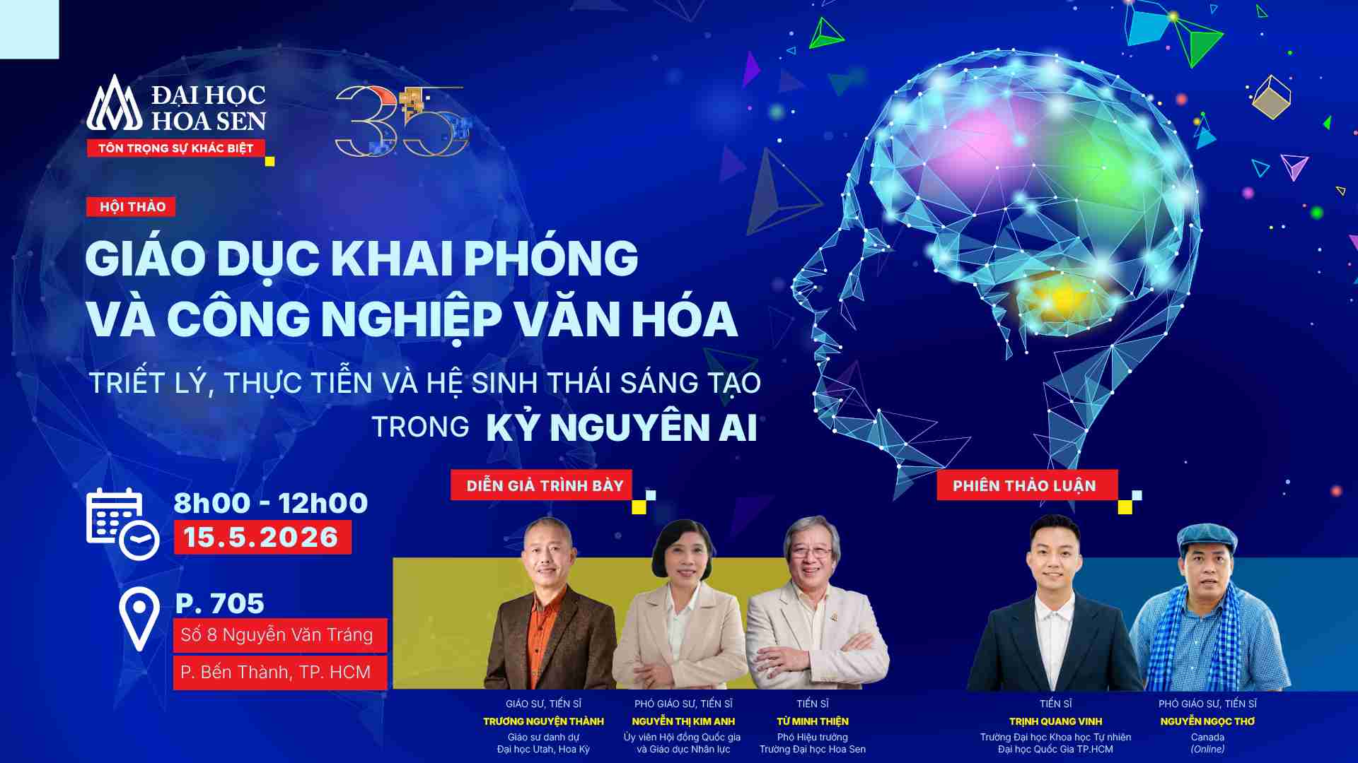 Hội thảo “Giáo dục khai phóng và công nghiệp văn hóa”