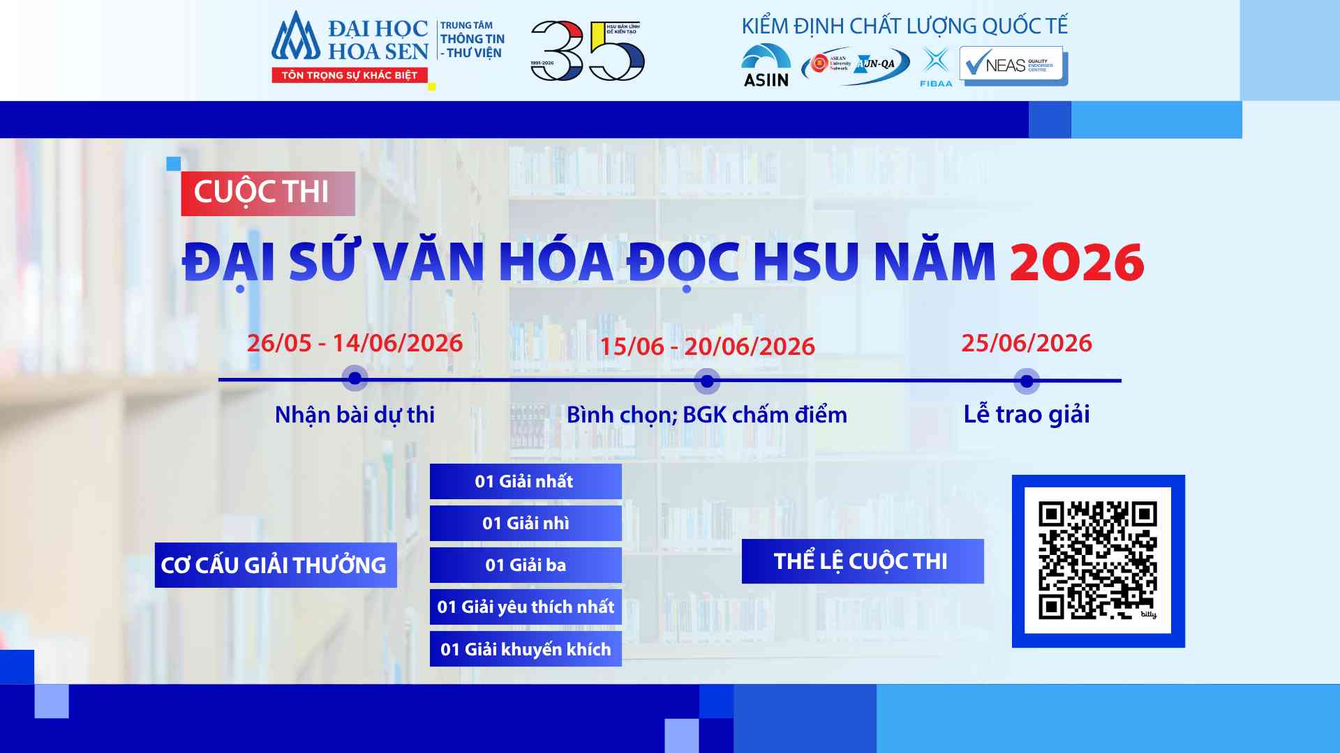 Đại sứ Văn hóa đọc HSU 2026: Từ trang sách đến hành trình lan tỏa tri thức