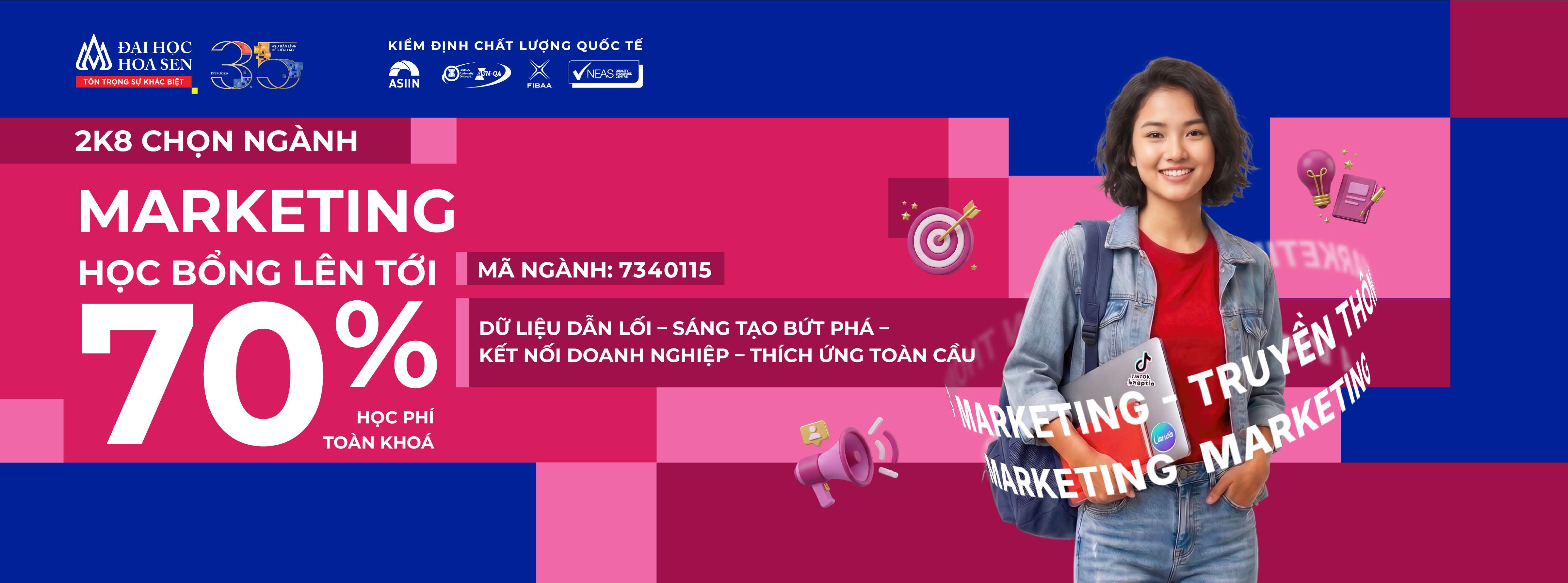 2K8 chọn ngành Marketing HSU – Sáng tạo bứt phá, dẫn dắt thị trường