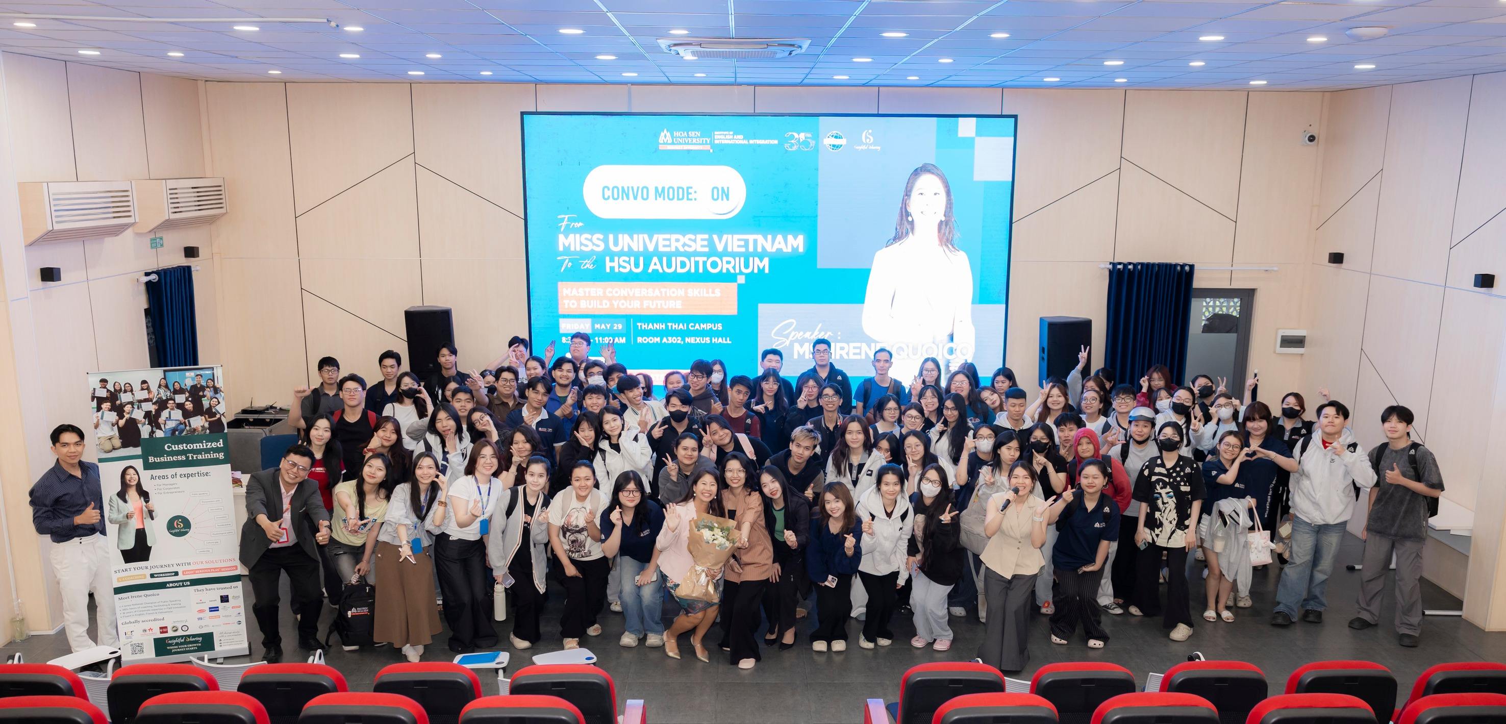 “Convo Mode: On” – Sinh viên HSU bứt phá rào cản ngôn ngữ bằng trải nghiệm thực chiến