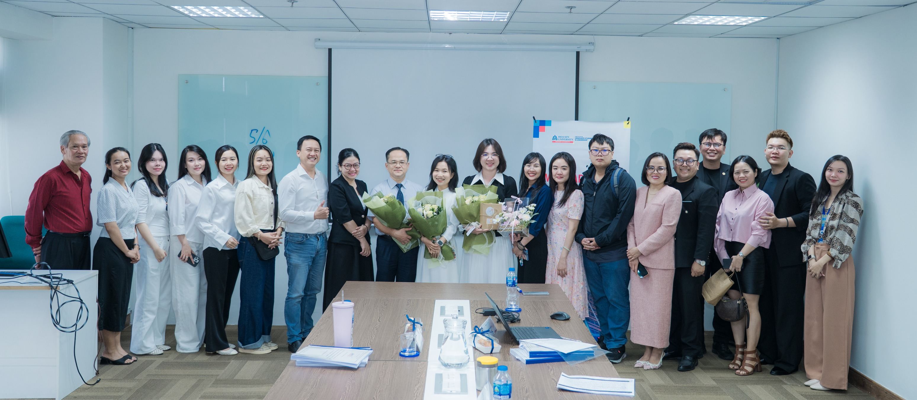 Học viên HSU khẳng định năng lực nghiên cứu và ứng dụng qua Hội đồng bảo vệ đề án tốt nghiệp thạc sĩ