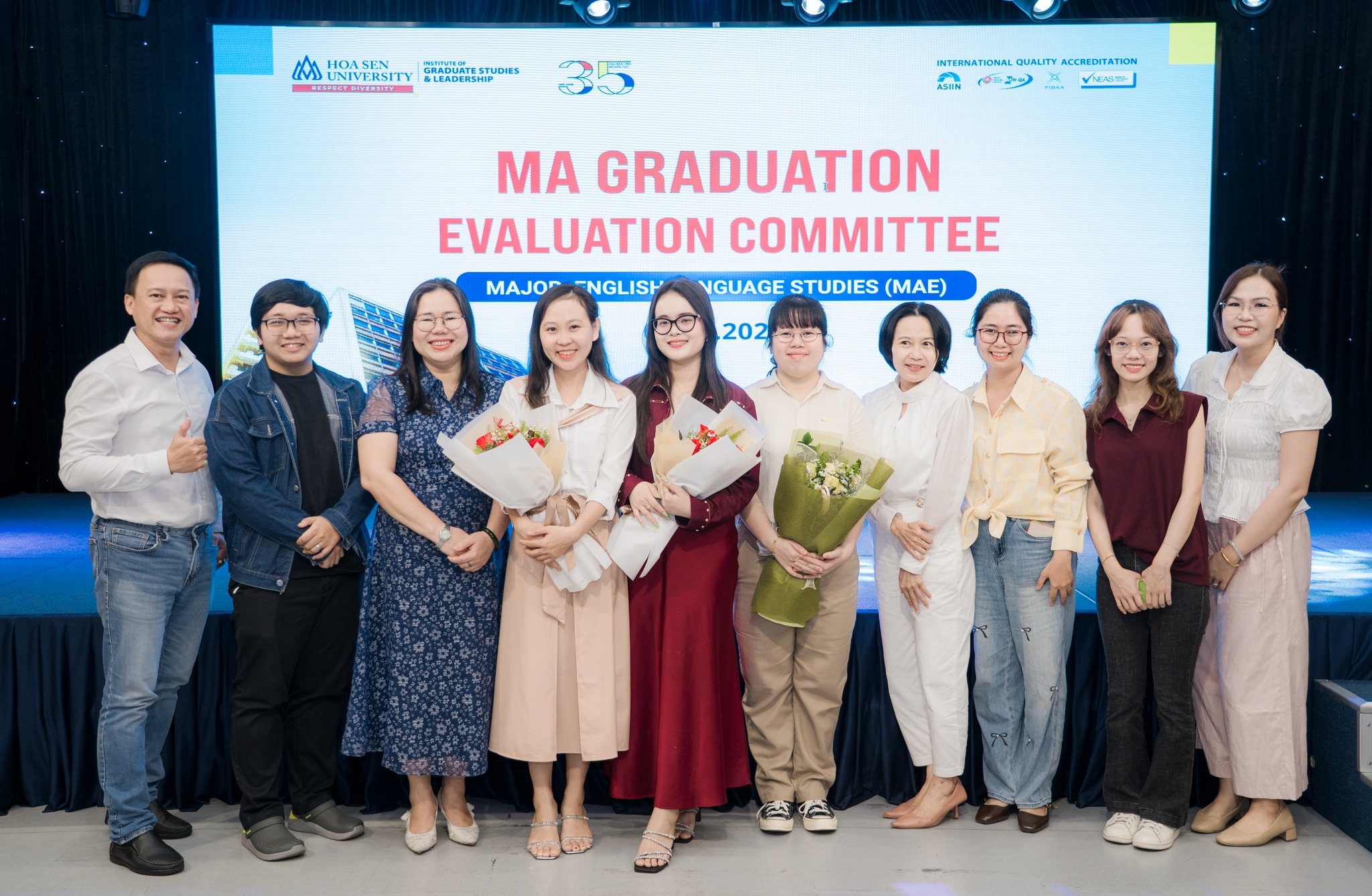Học viên HSU khẳng định năng lực nghiên cứu và ứng dụng qua Hội đồng bảo vệ đề án tốt nghiệp thạc sĩ