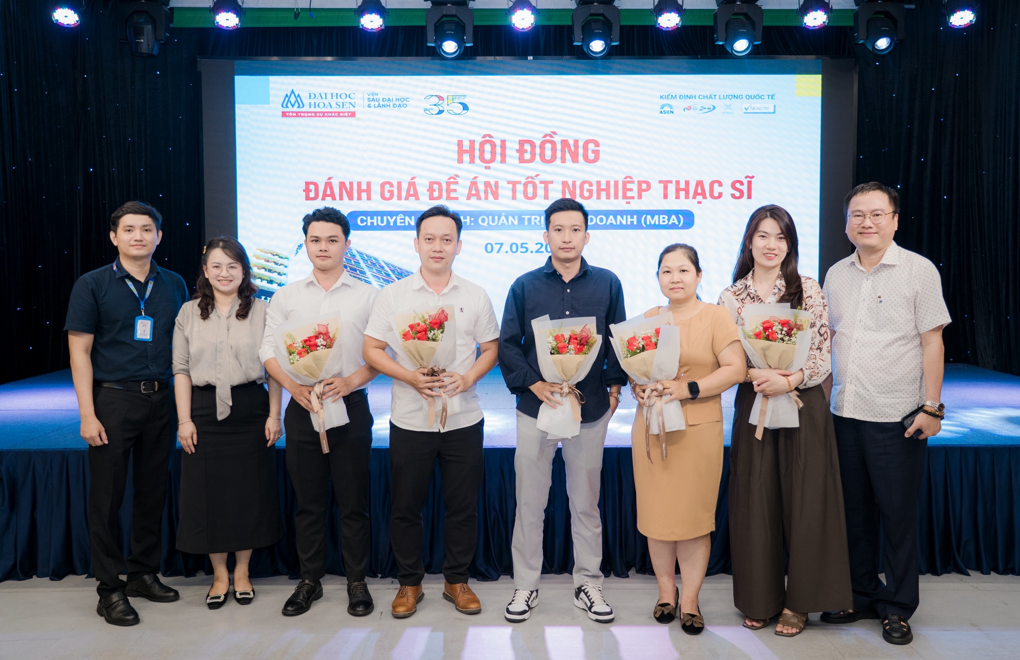 Học viên HSU khẳng định năng lực nghiên cứu và ứng dụng qua Hội đồng bảo vệ đề án tốt nghiệp thạc sĩ