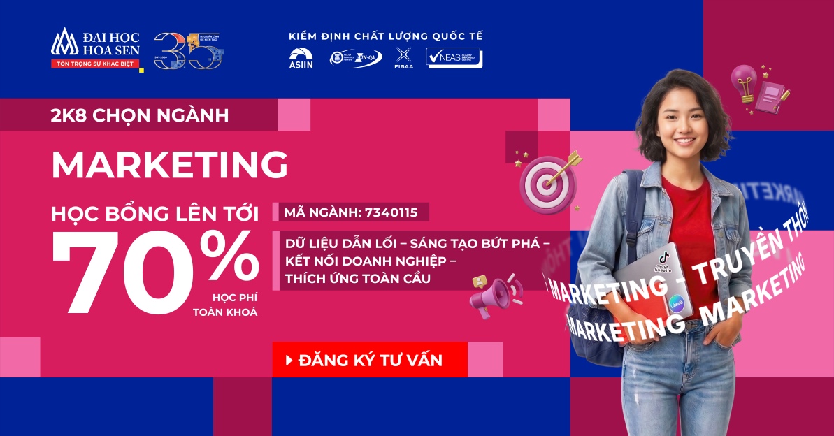 2K8 chọn ngành Marketing HSU – Sáng tạo bứt phá, dẫn dắt thị trường