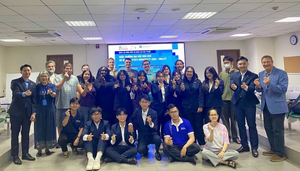 Sinh viên HSU giao lưu học thuật cùng Indiana State University, mở rộng góc nhìn toàn cầu