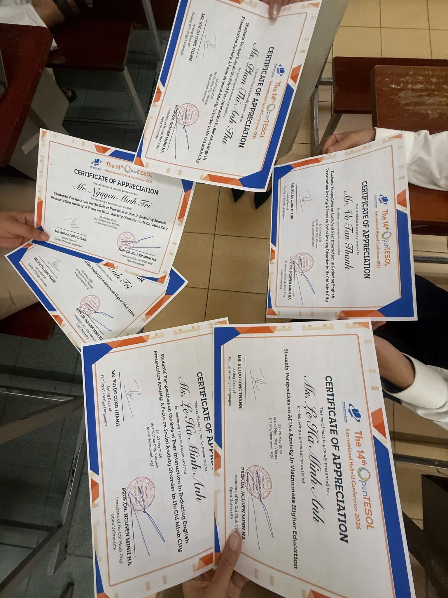 Sinh viên Ngôn ngữ Anh HSU trình bày nghiên cứu tại Hội thảo quốc tế OPENTESOL 2026