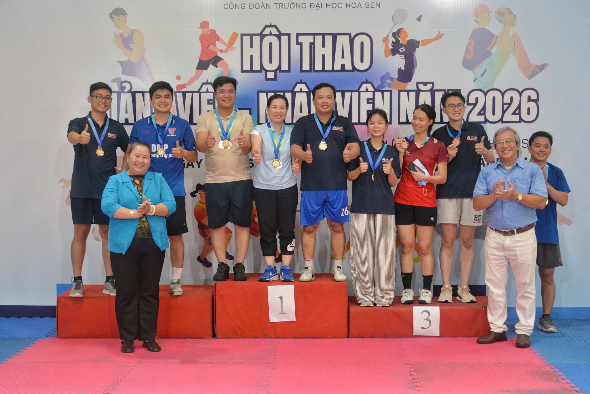 Hội thao Giảng viên - Nhân viên HSU 2026: Chung nhịp tinh thần Hoa Sen nhân dấu mốc 35 năm