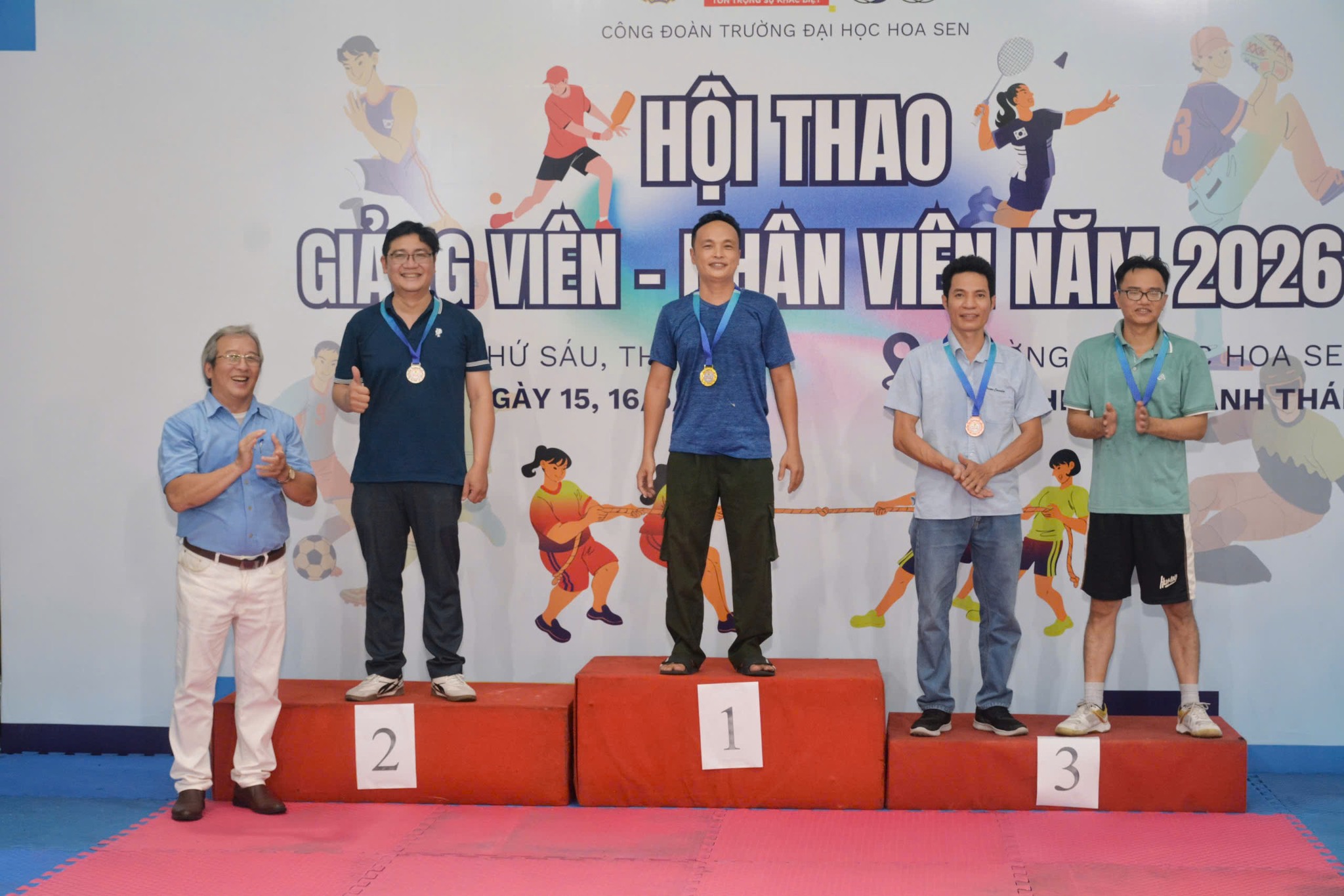 Hội thao Giảng viên - Nhân viên HSU 2026: Chung nhịp tinh thần Hoa Sen nhân dấu mốc 35 năm