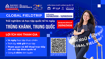 Global Fieldtrip 2026 tại Trùng Khánh - cơ hội trải nghiệm quốc tế cho sinh viên 