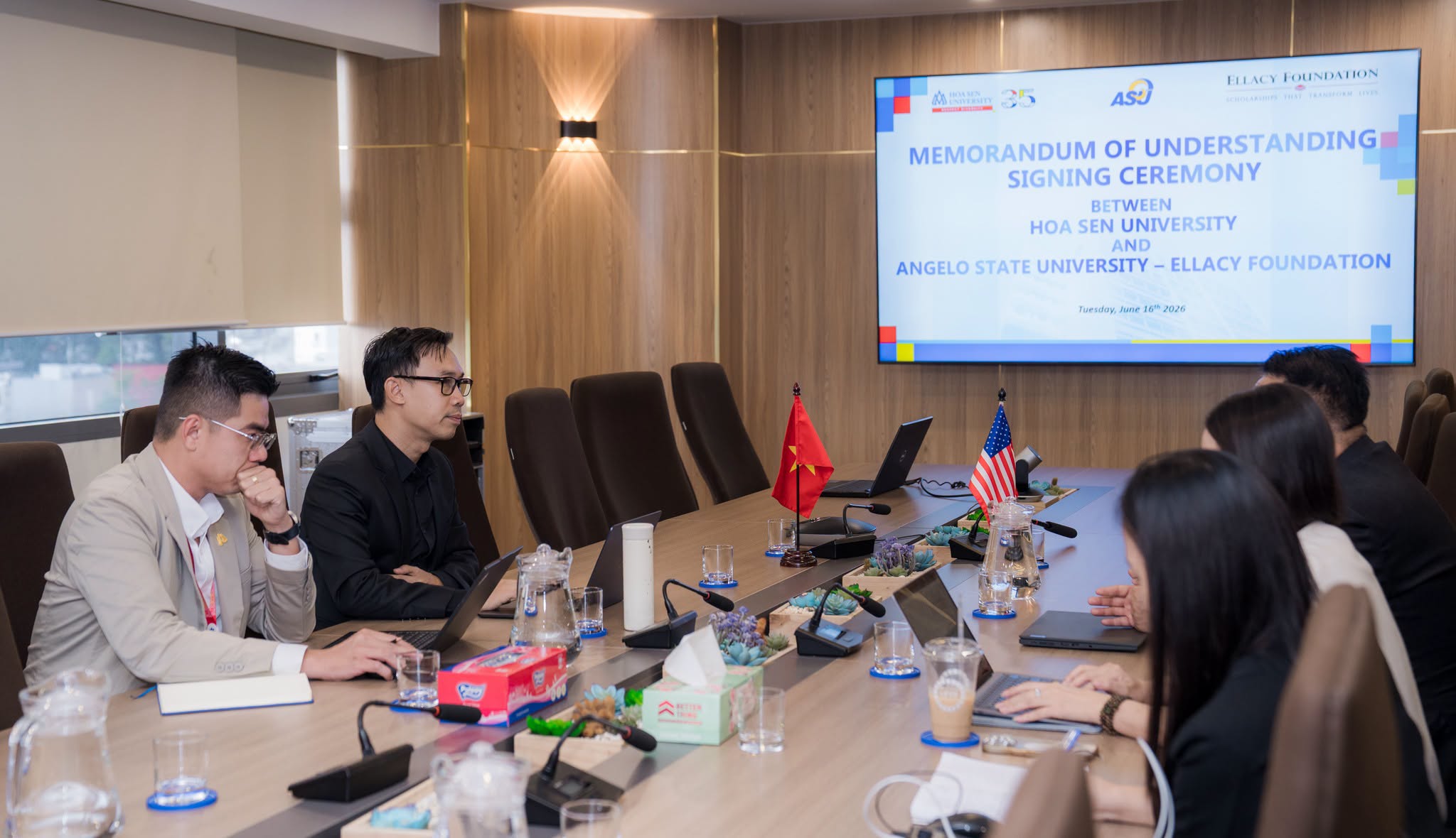 Đại học Hoa Sen ký kết hợp tác với Angelo State University (Hoa Kỳ), mở rộng cơ hội học tập quốc tế cho sinh viên