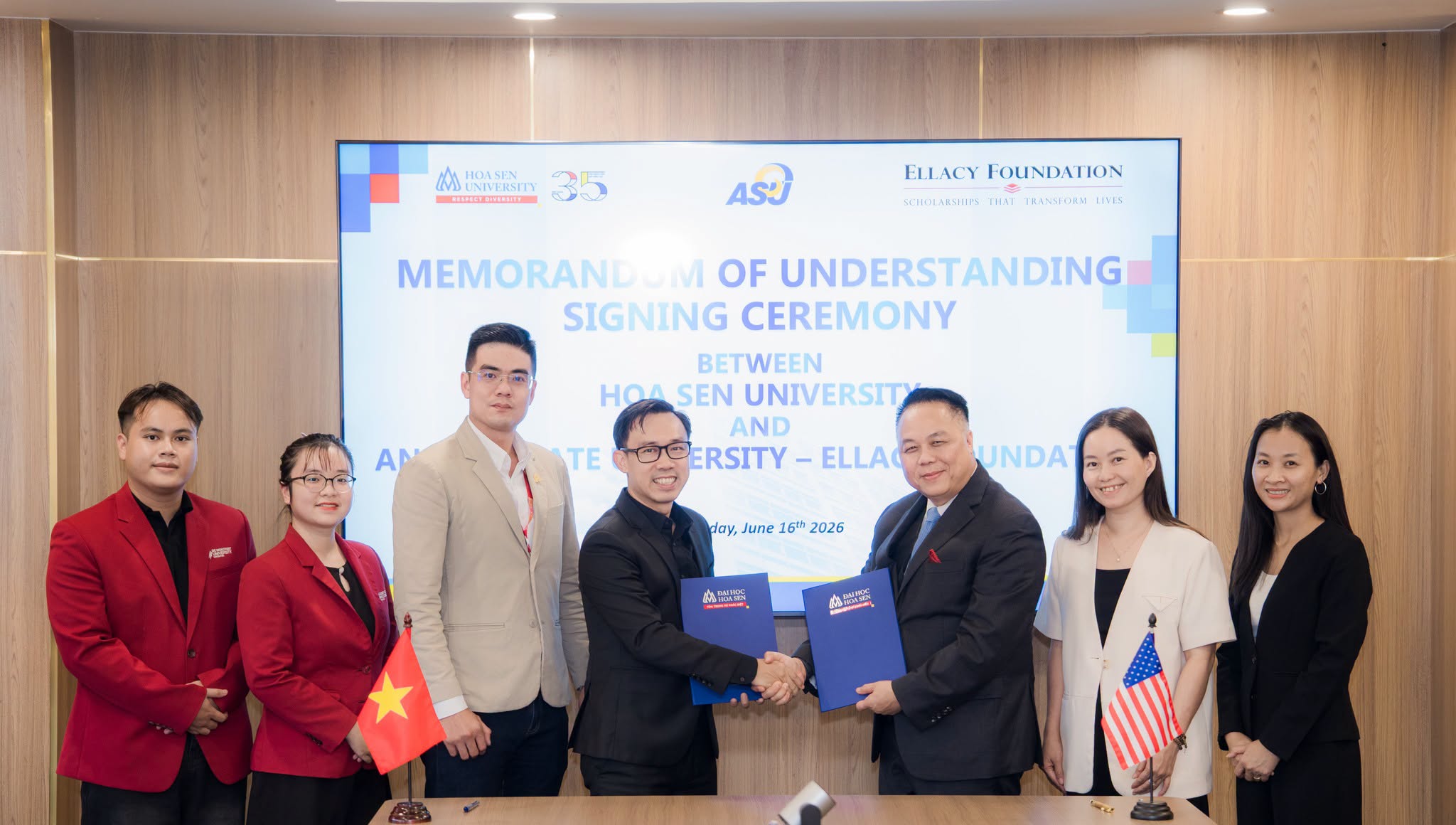 Đại học Hoa Sen ký kết hợp tác với Angelo State University (Hoa Kỳ), mở rộng cơ hội học tập quốc tế cho sinh viên