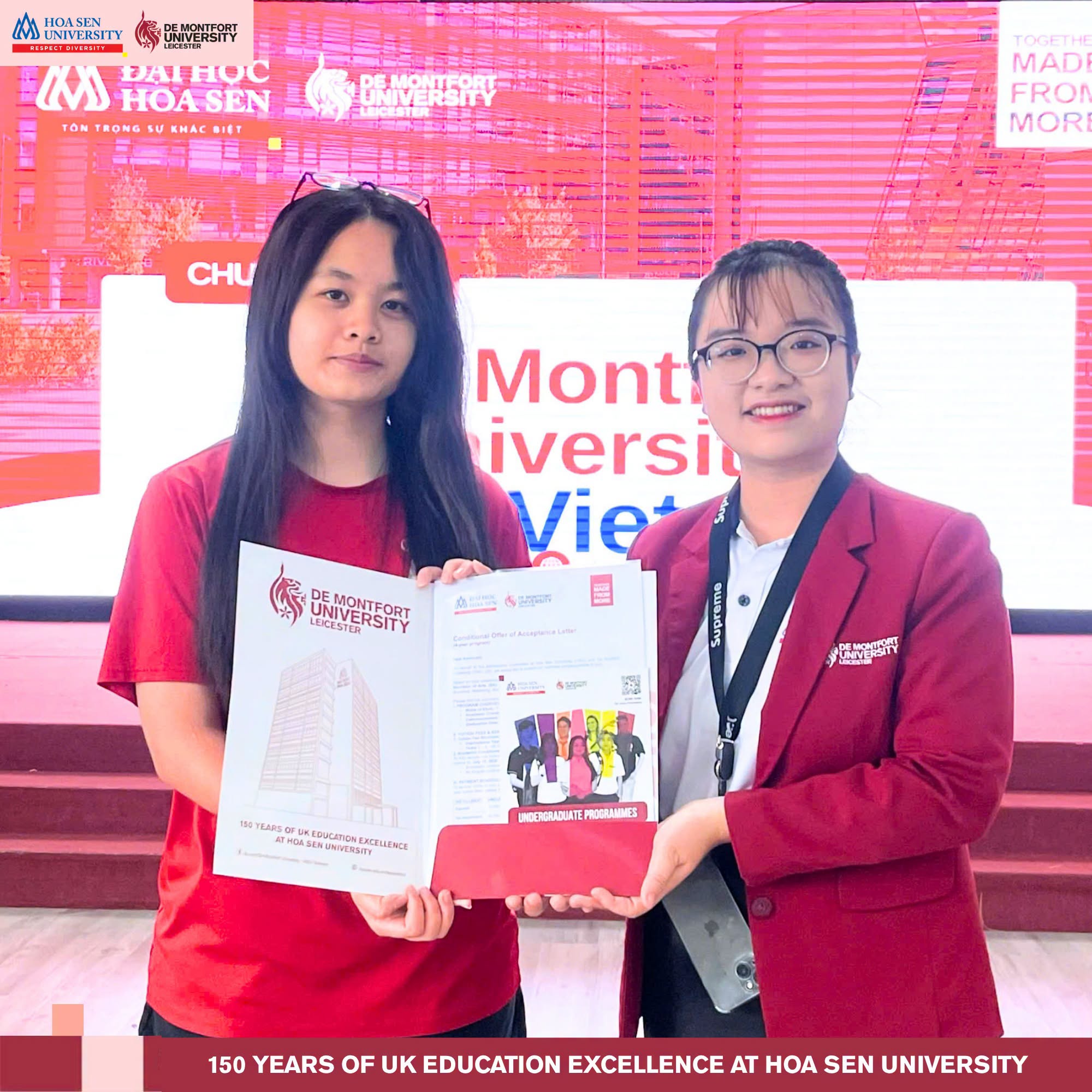 Chương trình DMU-HSU trao gần 50 suất học bổng tại Bà Rịa - Vũng Tàu, mở rộng cơ hội tiếp cận giáo dục chuẩn Vương quốc Anh