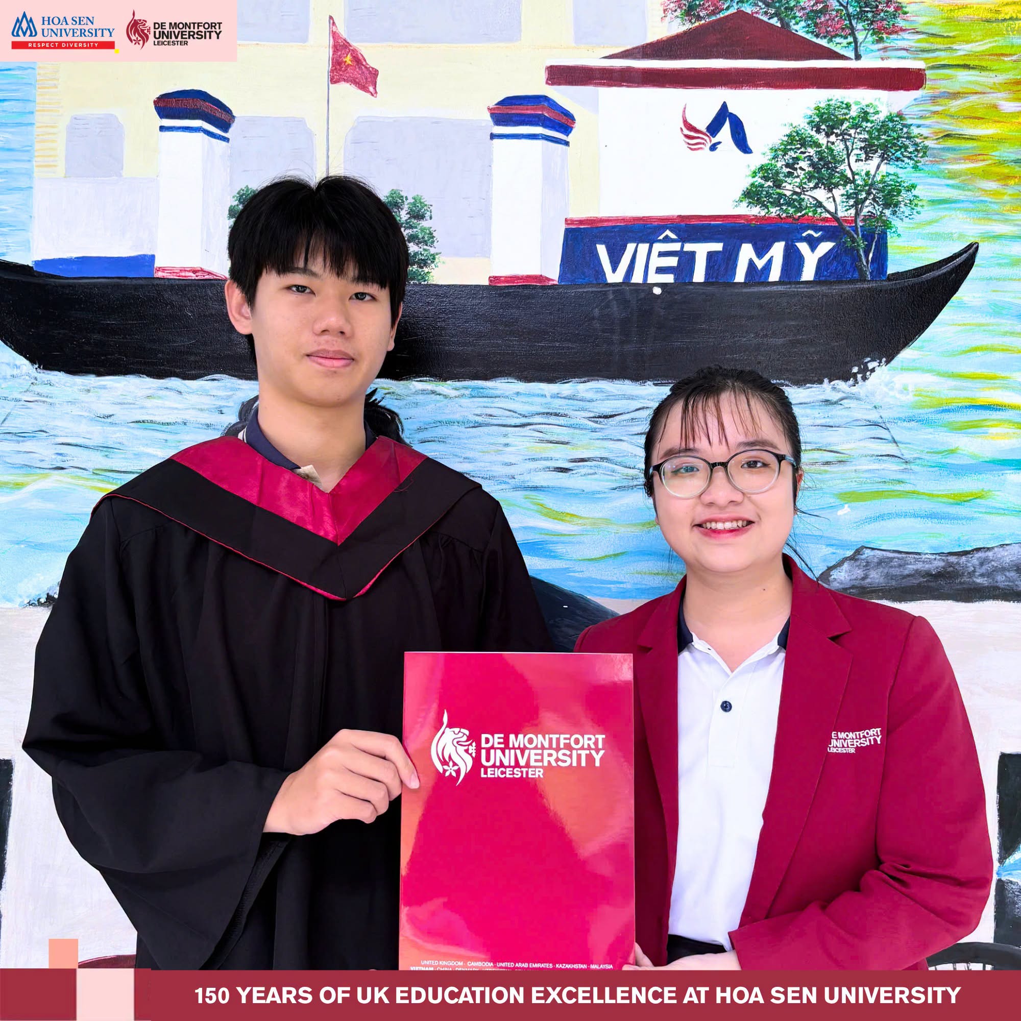 Chương trình DMU-HSU trao gần 50 suất học bổng tại Bà Rịa - Vũng Tàu, mở rộng cơ hội tiếp cận giáo dục chuẩn Vương quốc Anh