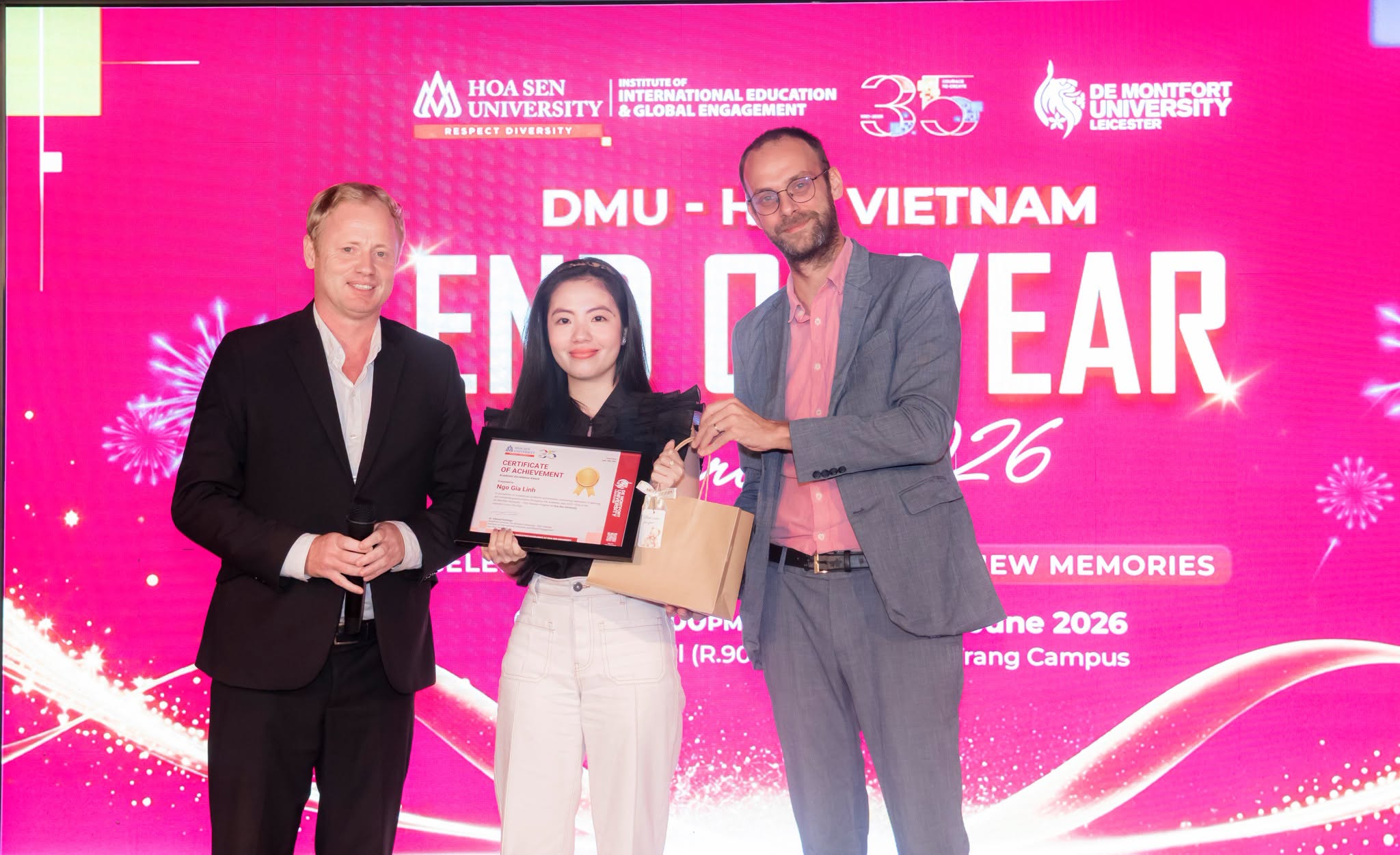 Sinh viên chương trình DMU-HSU nhìn lại hành trình phát triển toàn diện theo chuẩn quốc tế