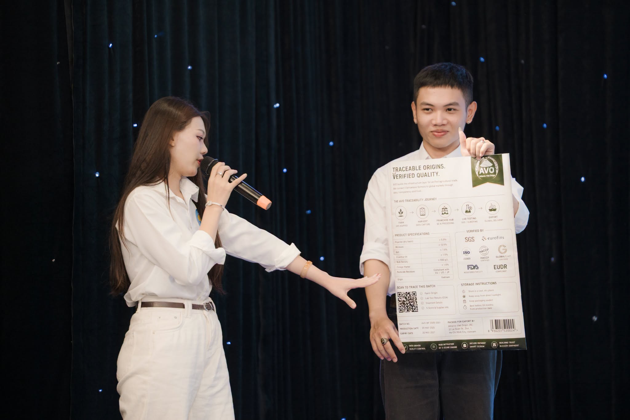 Hệ thống cung ứng nông sản chuẩn hóa của sinh viên HSU chinh phục ngôi vị Quán quân Đấu trường Thương mại quốc tế 2026