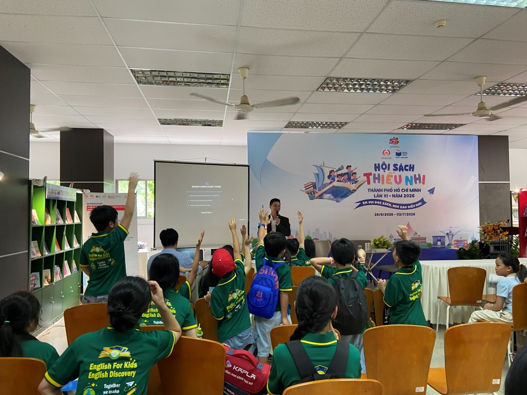 Chuỗi hoạt động của HSU lan tỏa văn hóa đọc tại Hội sách Thiếu nhi TP.HCM 2026